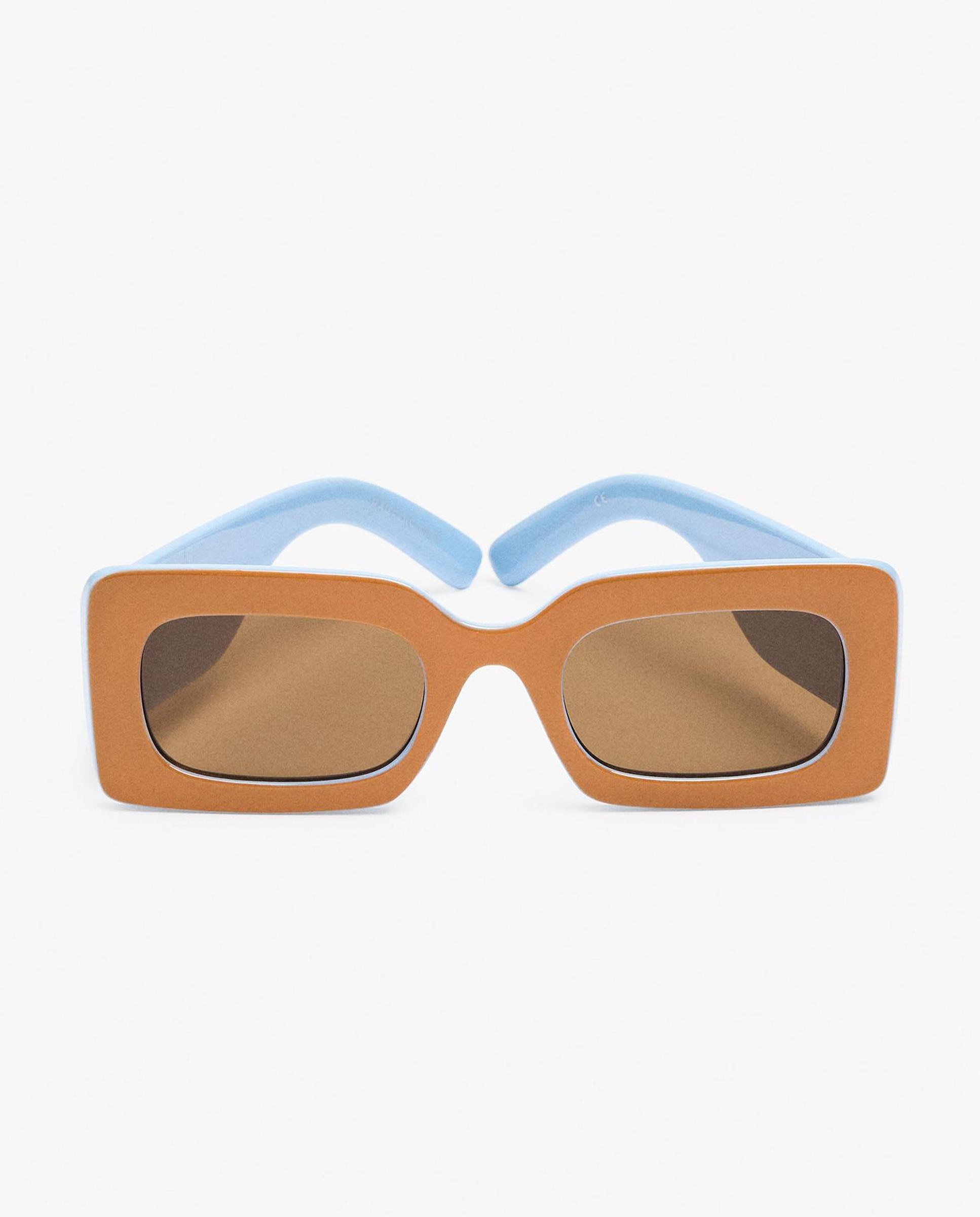 Gafas de sol de mujer parfois con protección uv y forma rectangular en liso - Multicolor Multicolor-1