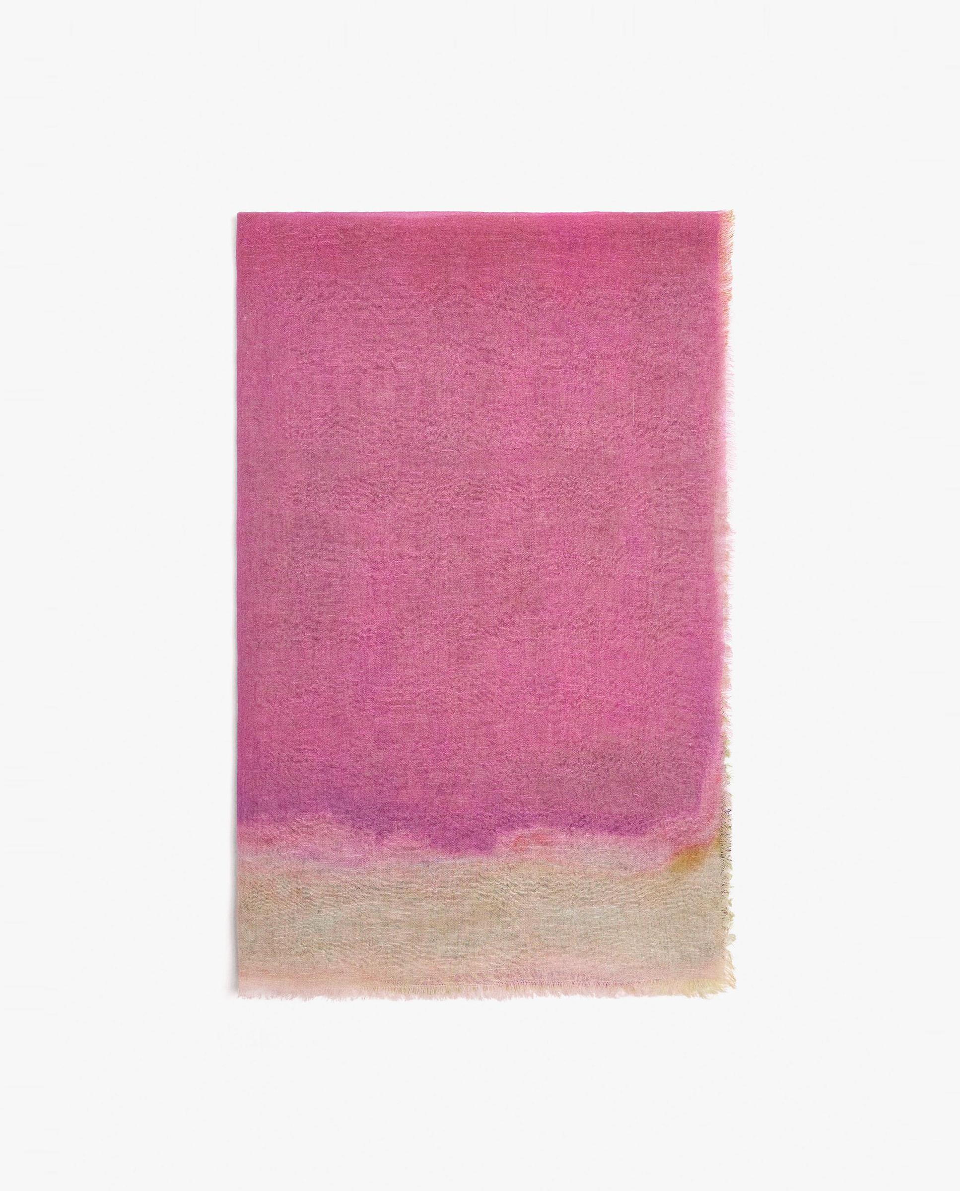 Pañuelo con pespuntes en liso - Parfois - Rosa Rosa-1