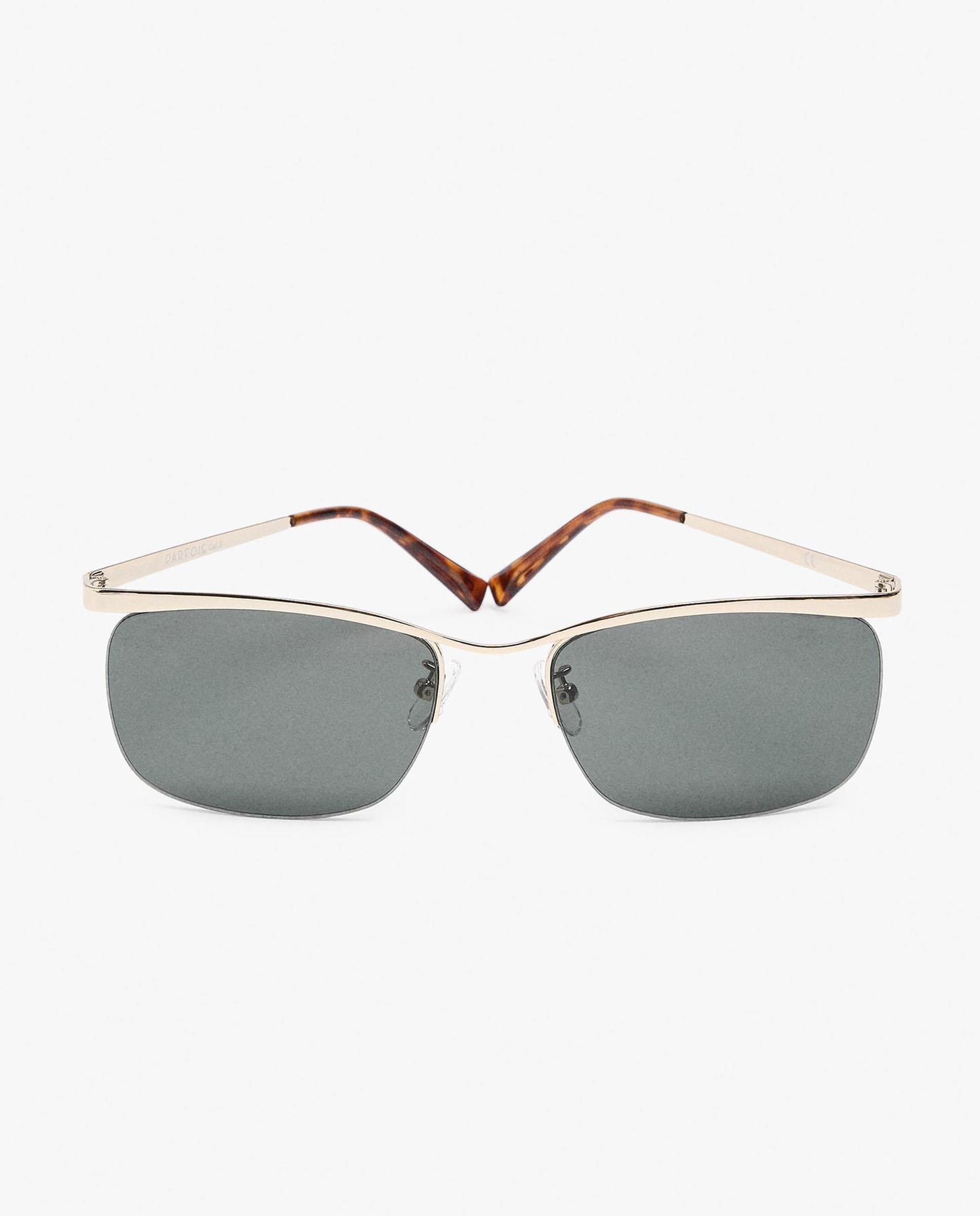 Gafas de sol de mujer parfois con protección uv y forma rectangular en liso - Oro Oro-1
