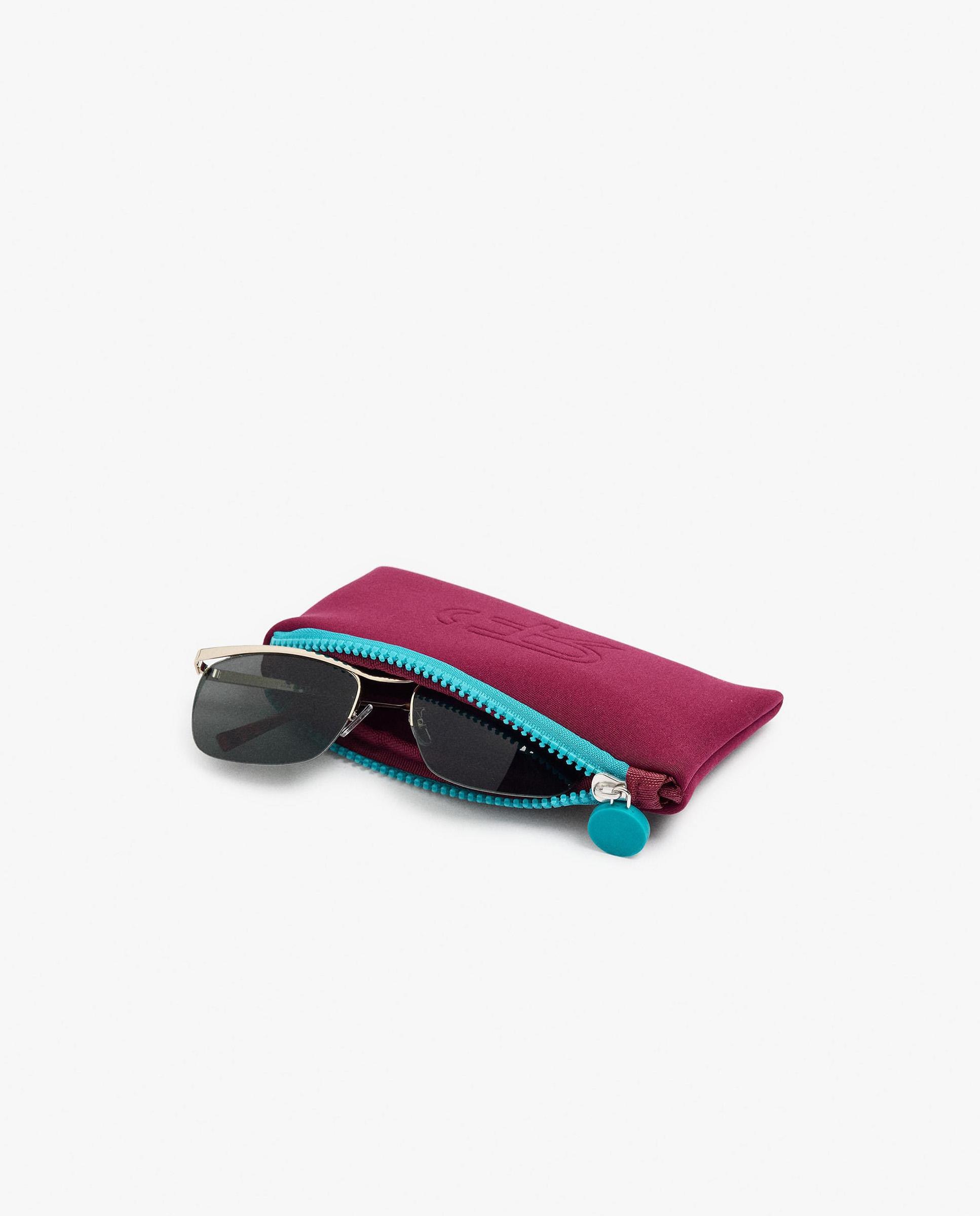 Gafas de sol de mujer parfois con protección uv y forma rectangular en liso - Oro Oro-4