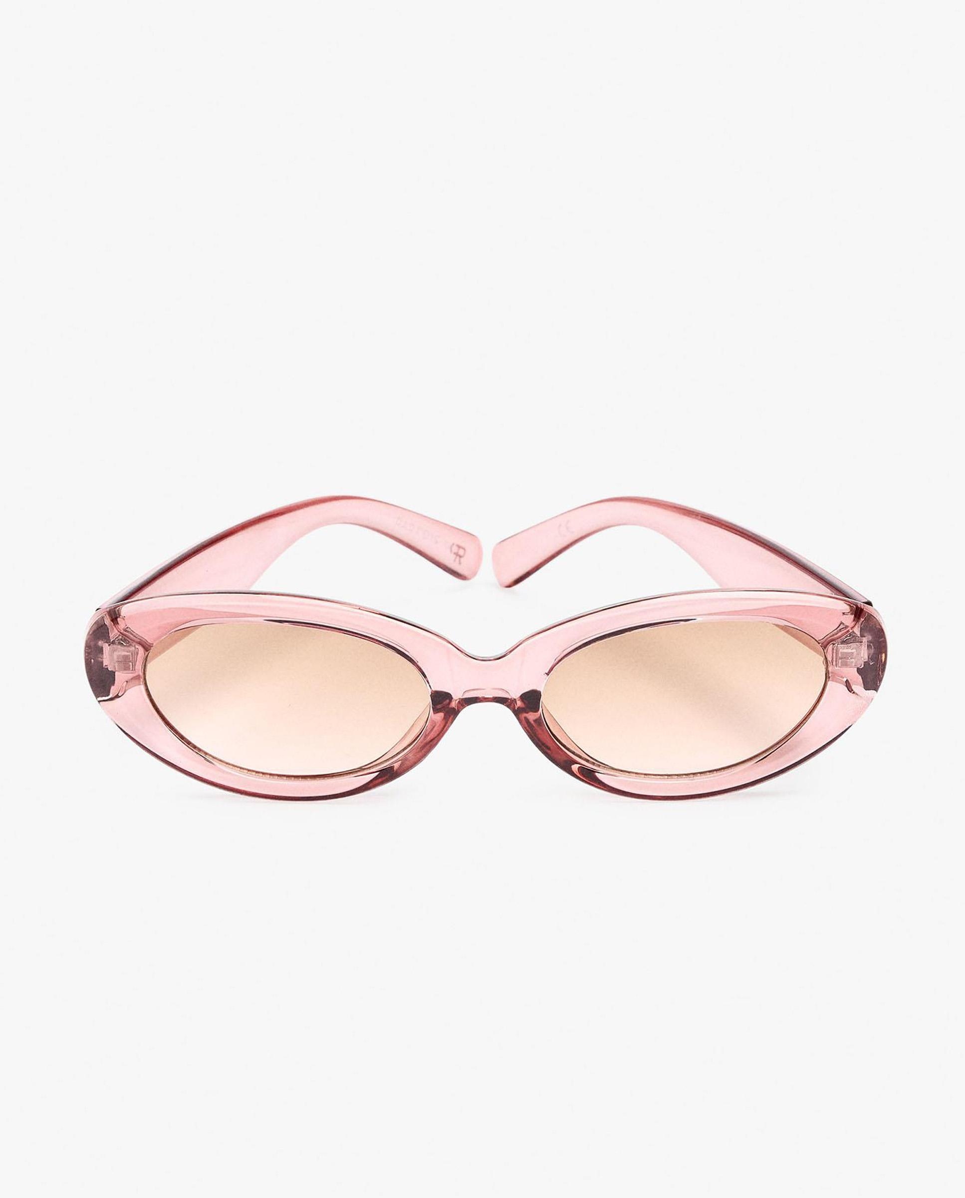 Gafas de sol de mujer parfois con protección uv y forma ovalada en liso - Rosa Rosa-1