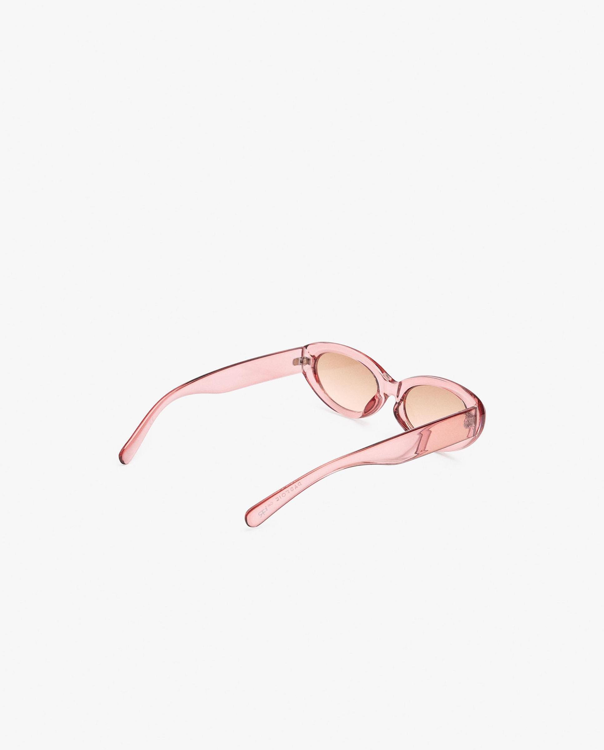 Gafas de sol de mujer parfois con protección uv y forma ovalada en liso - Rosa Rosa-2