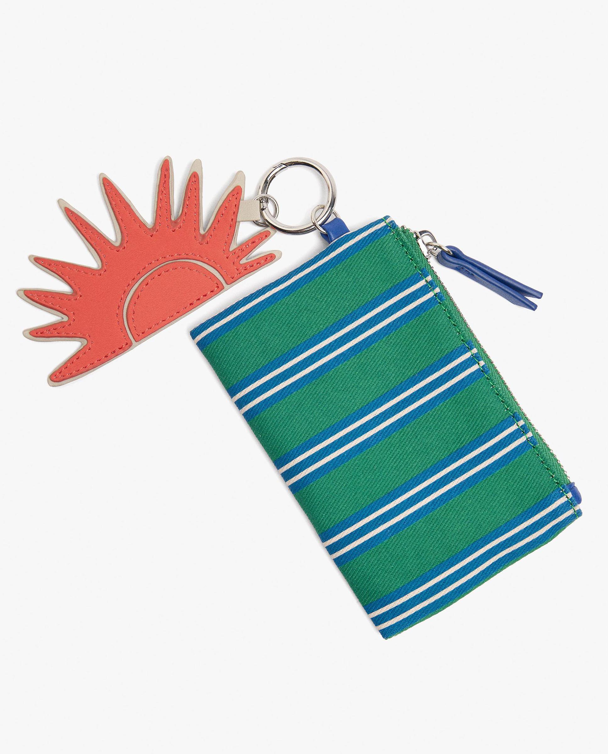 Mochila de mujer con varios compartimentos y neceser extraíble con cierre de hebilla en liso - Parfois - Verde Verde-5