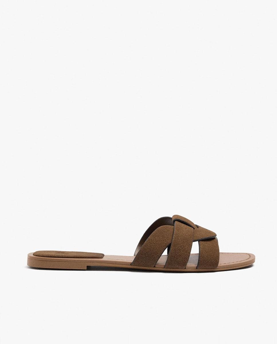 Parfois - Sandalias de pala de mujer con tira en liso.