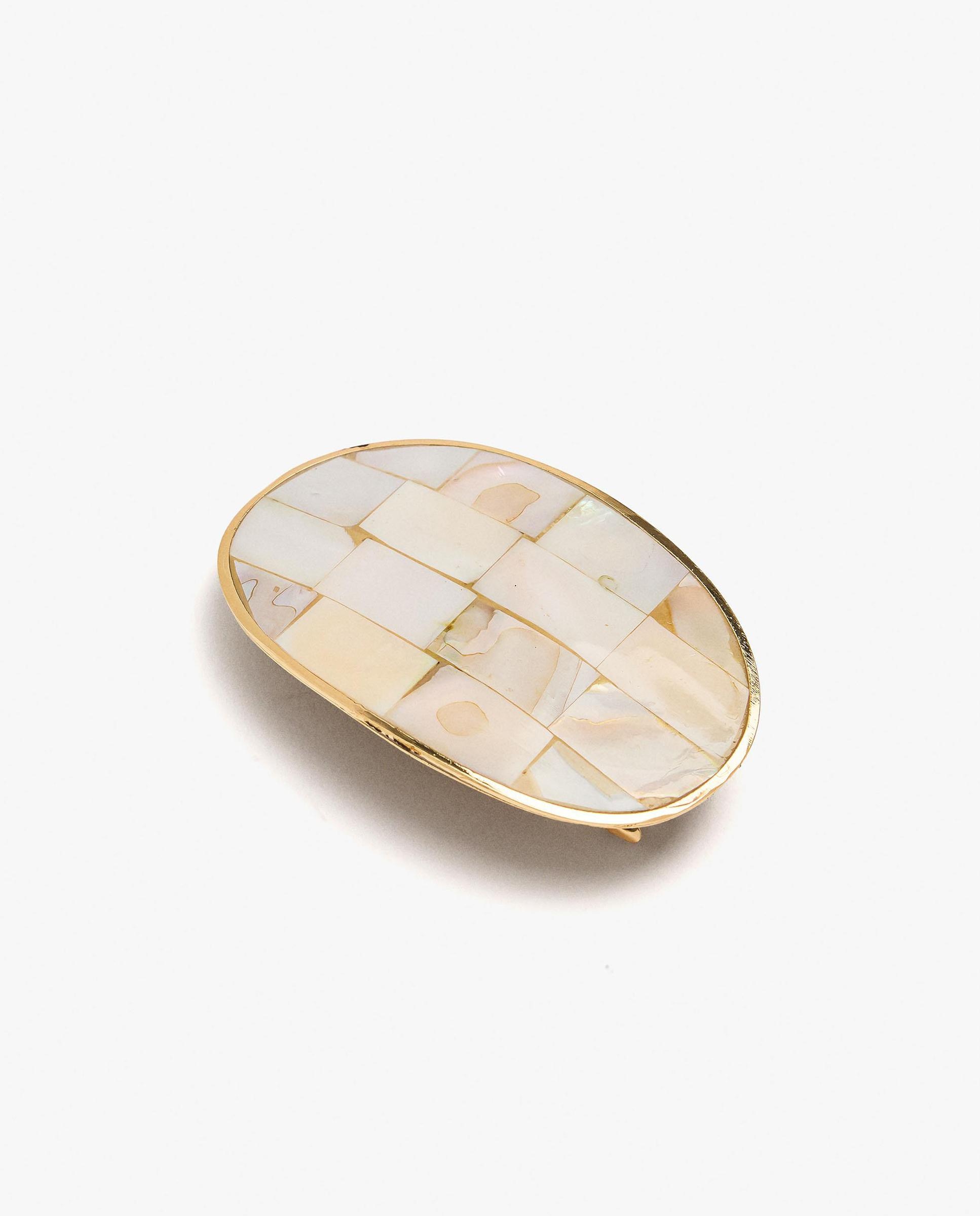Pinza para el pelo grande en liso - Parfois - Oro Oro-1
