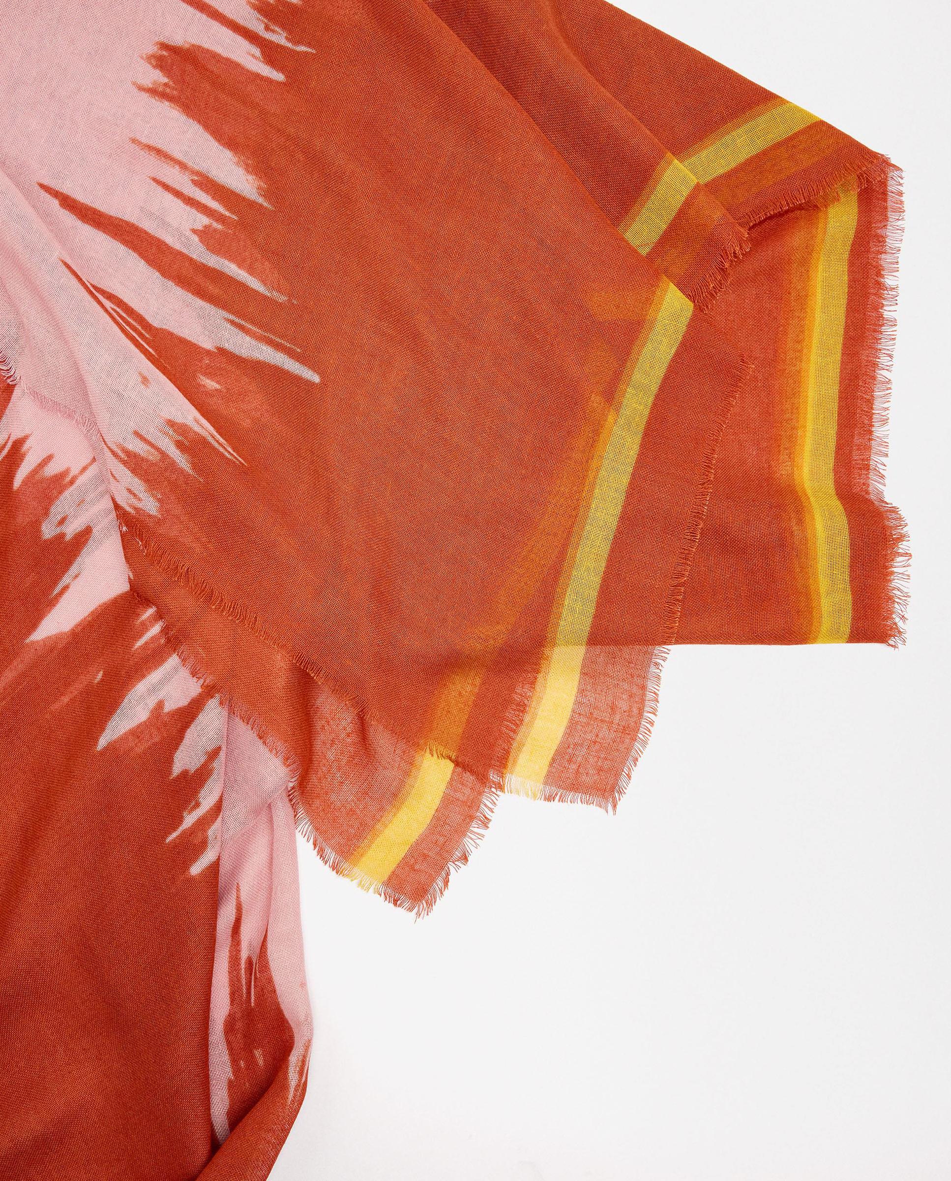 Pañuelo con pespuntes y estampado - Parfois - Naranja Naranja-3