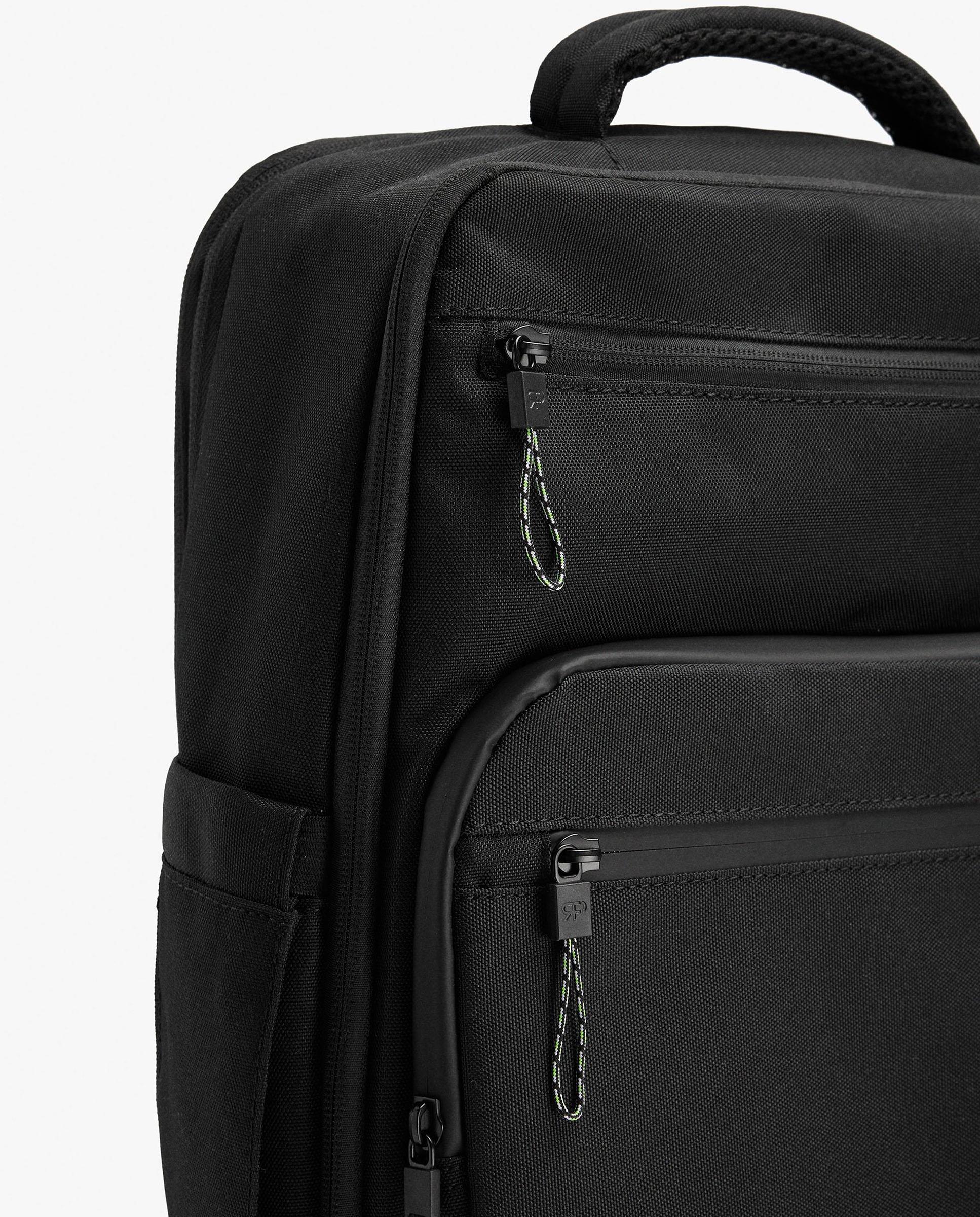 Mochila de mujer con varios compartimentos y cierre de cremallera en liso - Parfois - Negro Negro-3