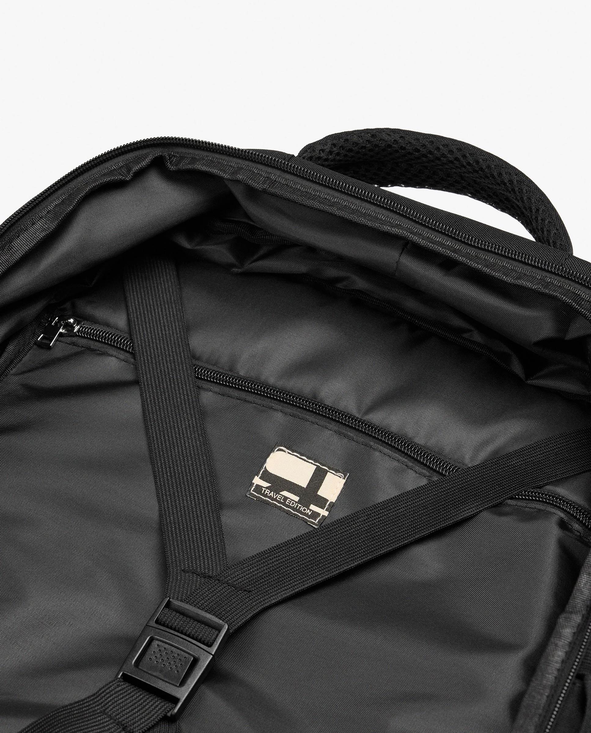 Mochila de mujer con varios compartimentos y cierre de cremallera en liso - Parfois - Negro Negro-7