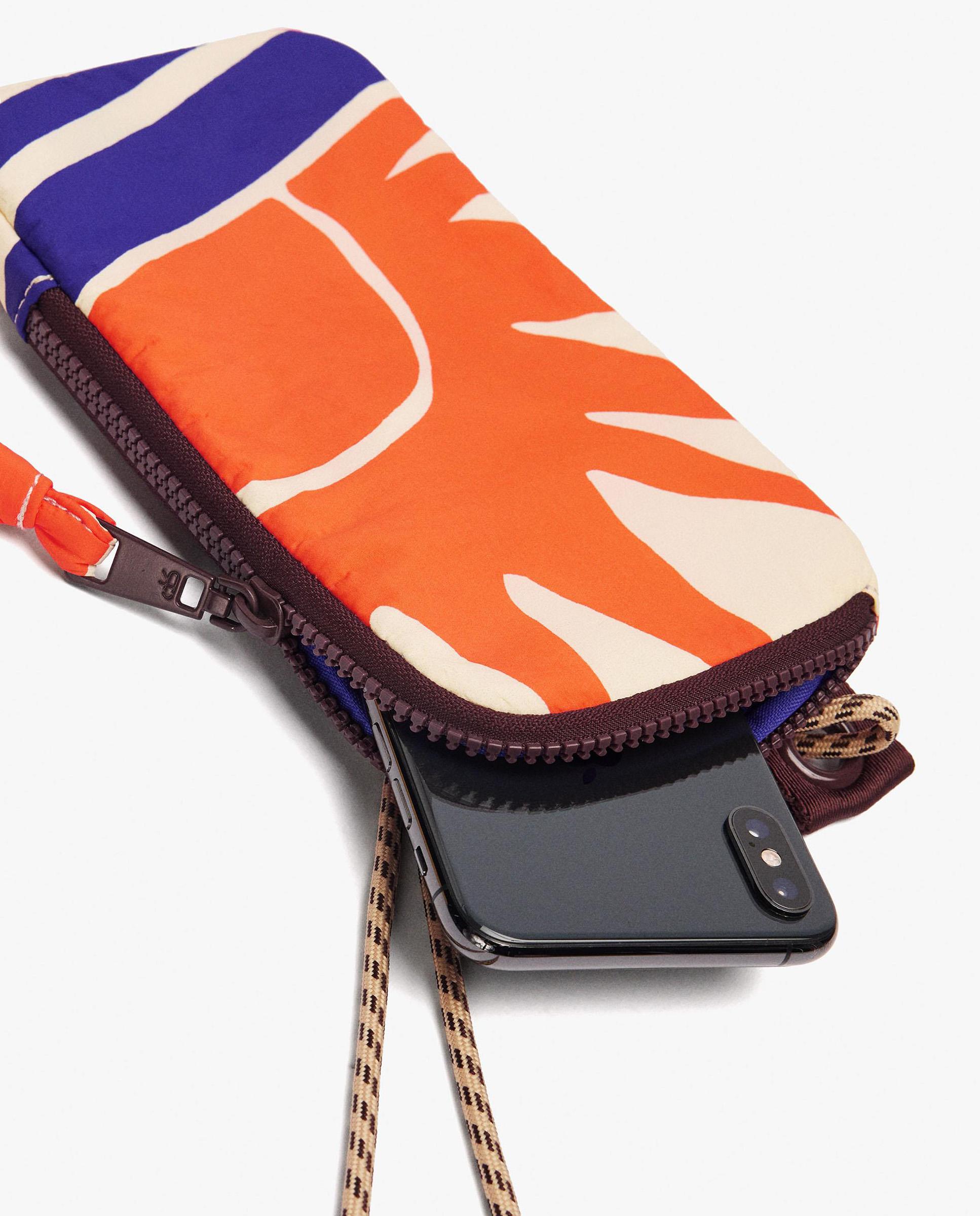Bolso para móvil convertible a bandolera con cierre de cremallera y estampados - Parfois - Multicolor Multicolor-3