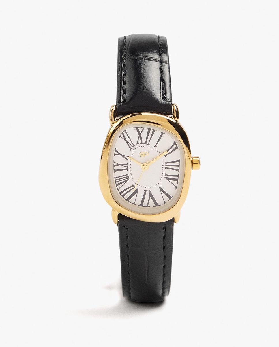 Reloj de mujer con cierre de hebilla en liso - Parfois - Negro Negro-1