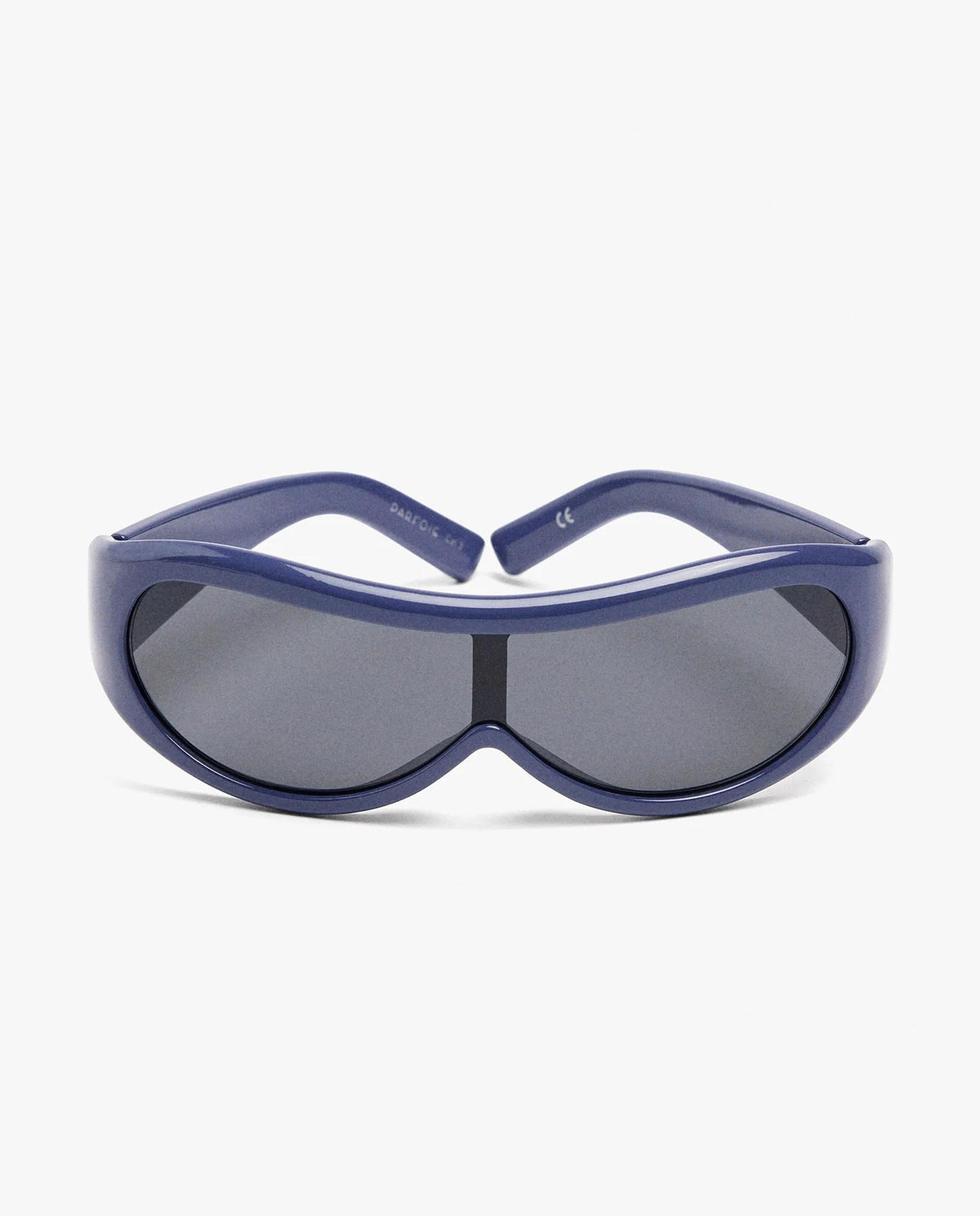 Gafas de sol de mujer parfois con protección uv y forma oversize estilo deportivo - Azul marino Azul marino-1