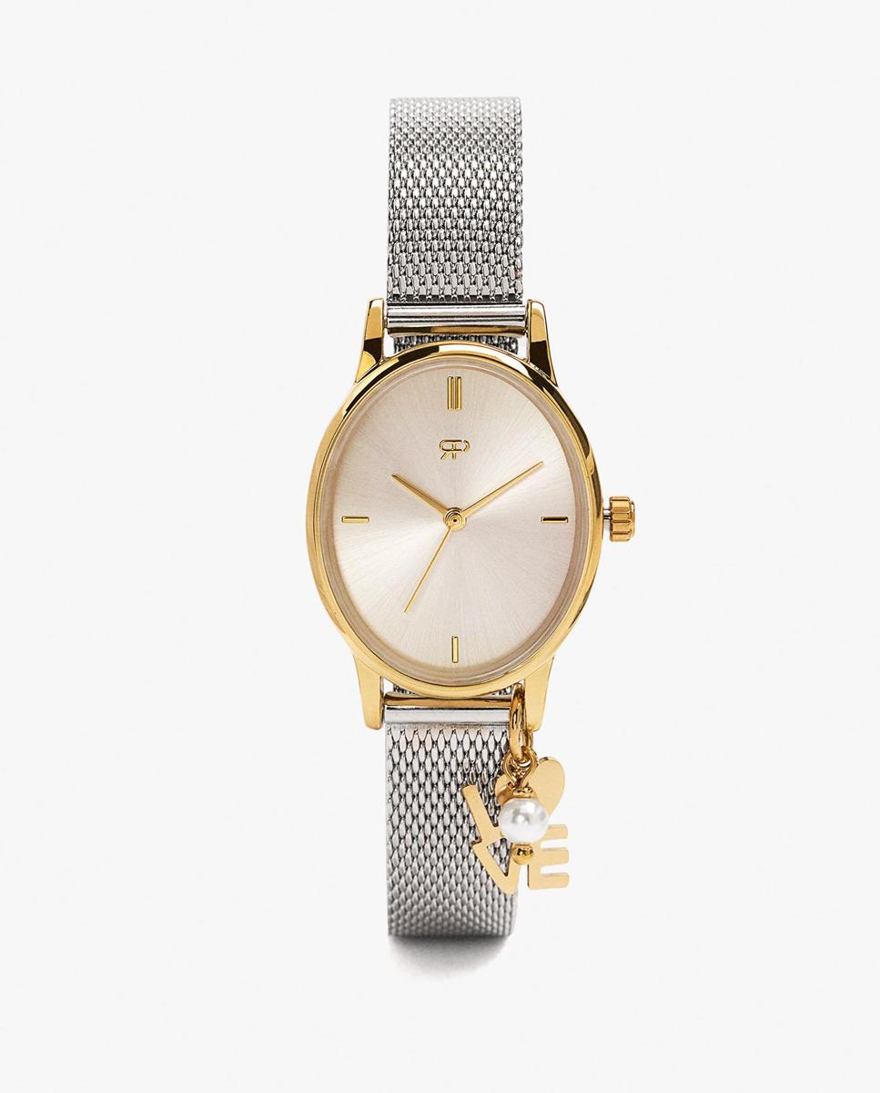 Reloj de mujer Parfois de acero inoxidable con abalorios decorativos - Multicolor Multicolor-1