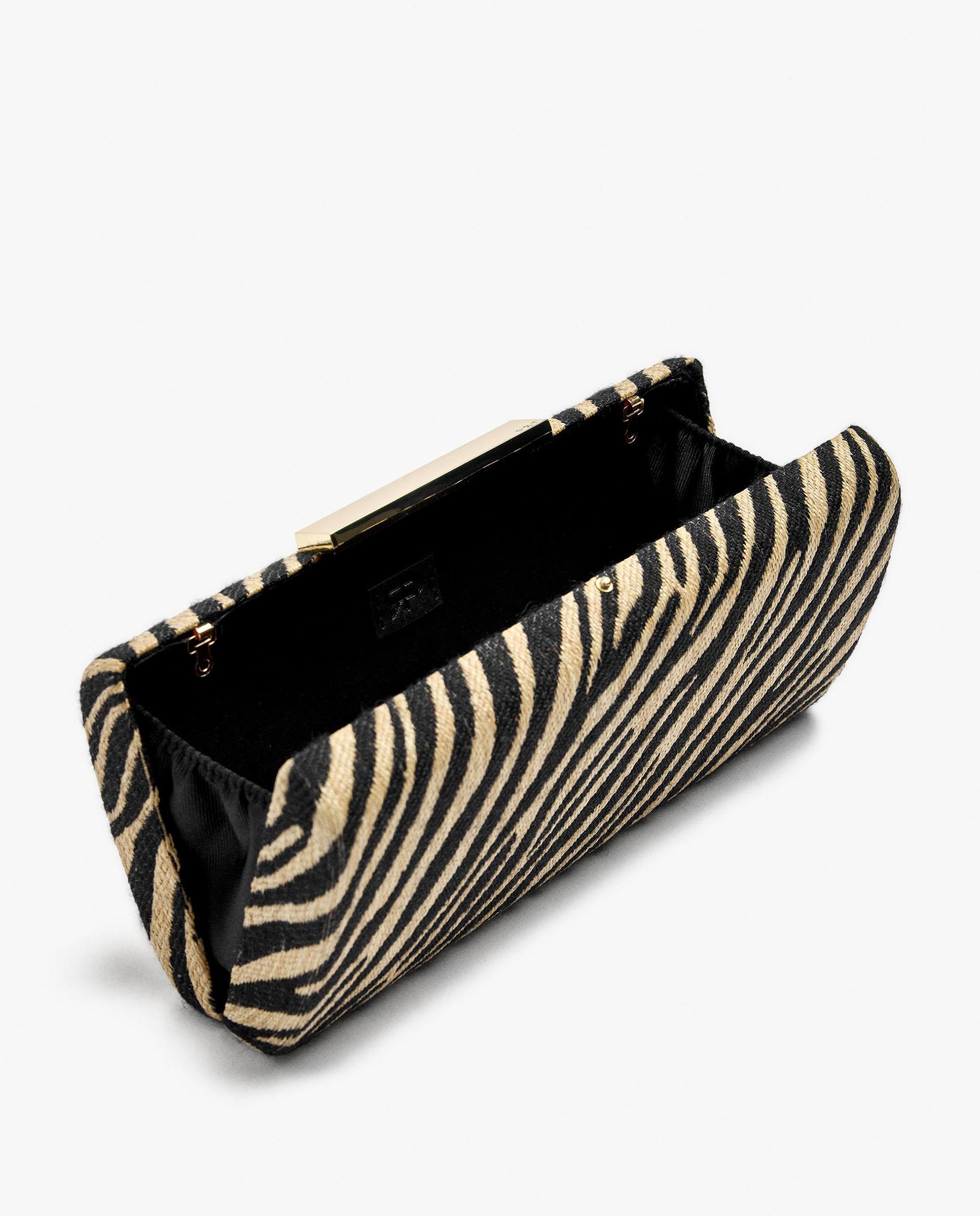 Bolso de fiesta convertible a bandolera con estampado animal print - Parfois - Multicolor Multicolor-2