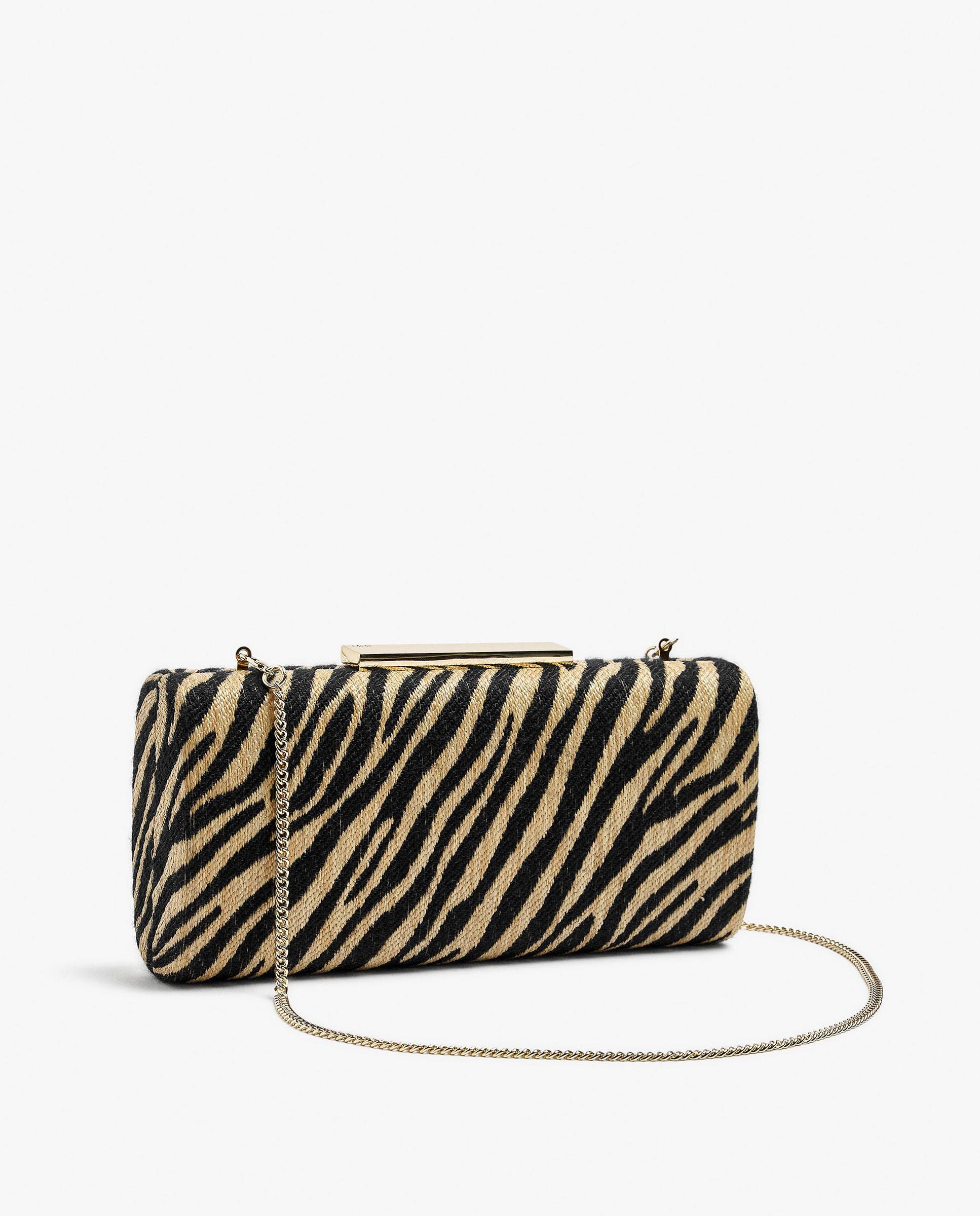 Bolso de fiesta convertible a bandolera con estampado animal print - Parfois - Multicolor Multicolor-4