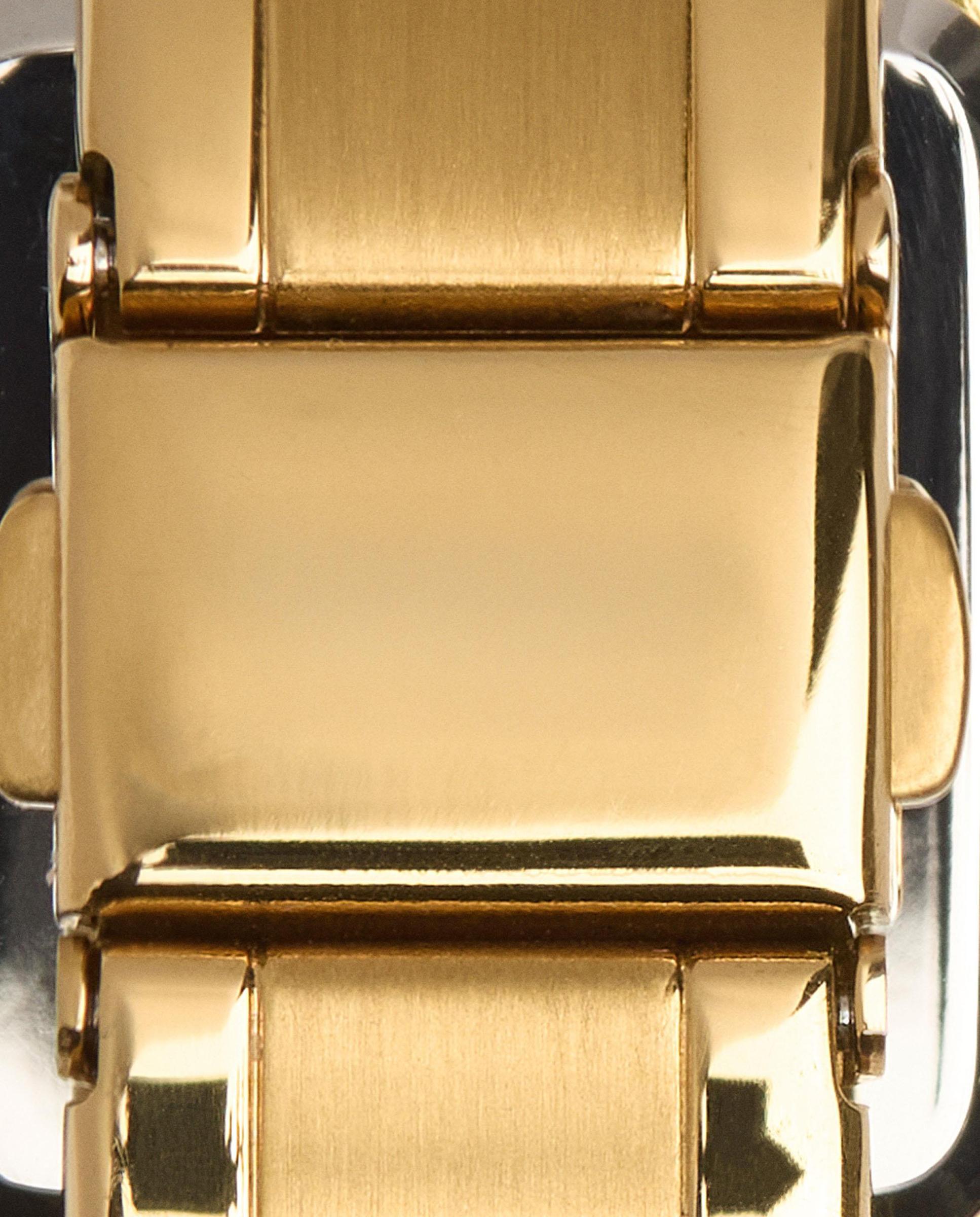 Reloj de mujer de acero inoxidable cuadrado en liso - Parfois - Dorado Dorado-5