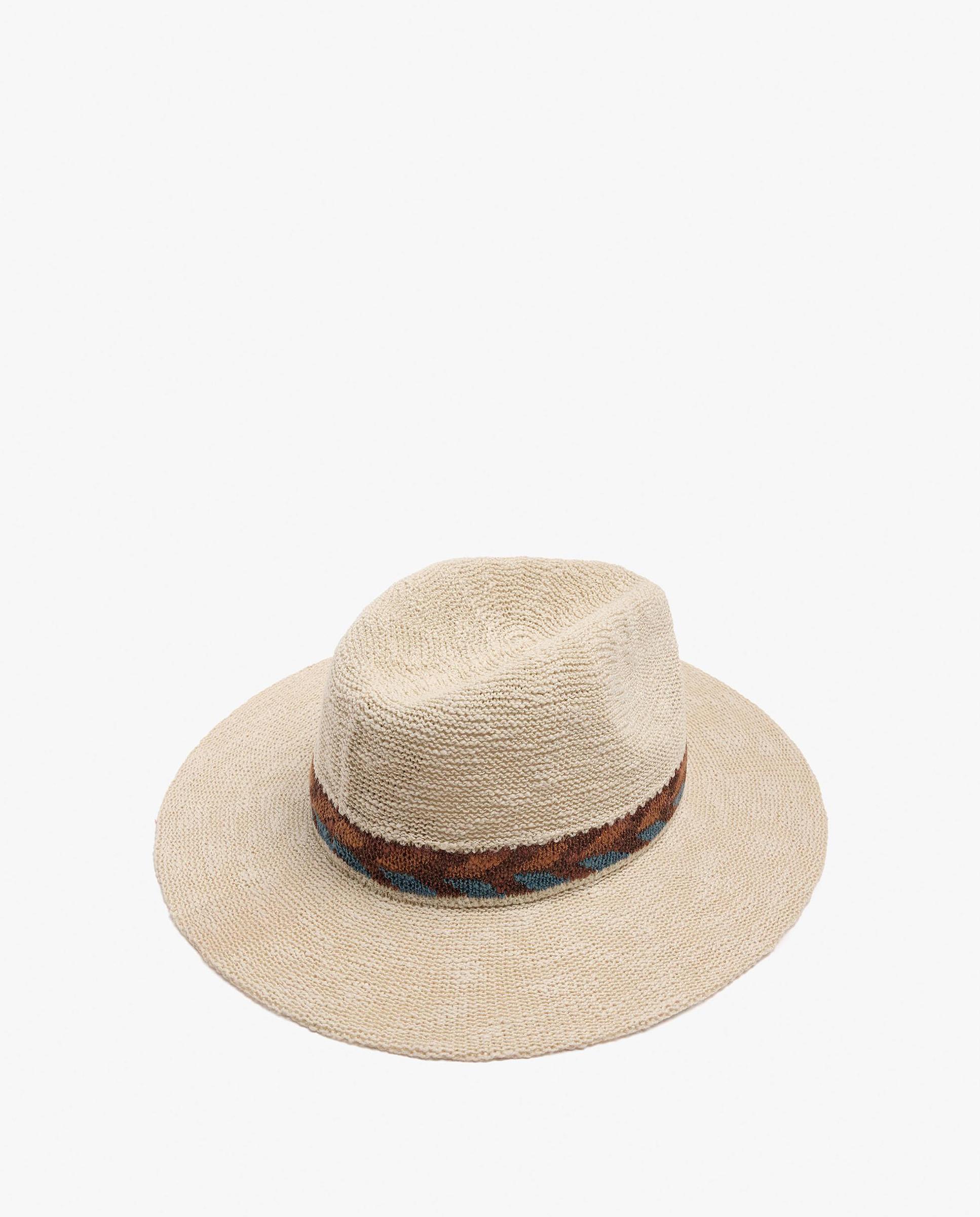 Sombrero de mujer con tira decorativa en liso - Parfois - Natural Natural-4