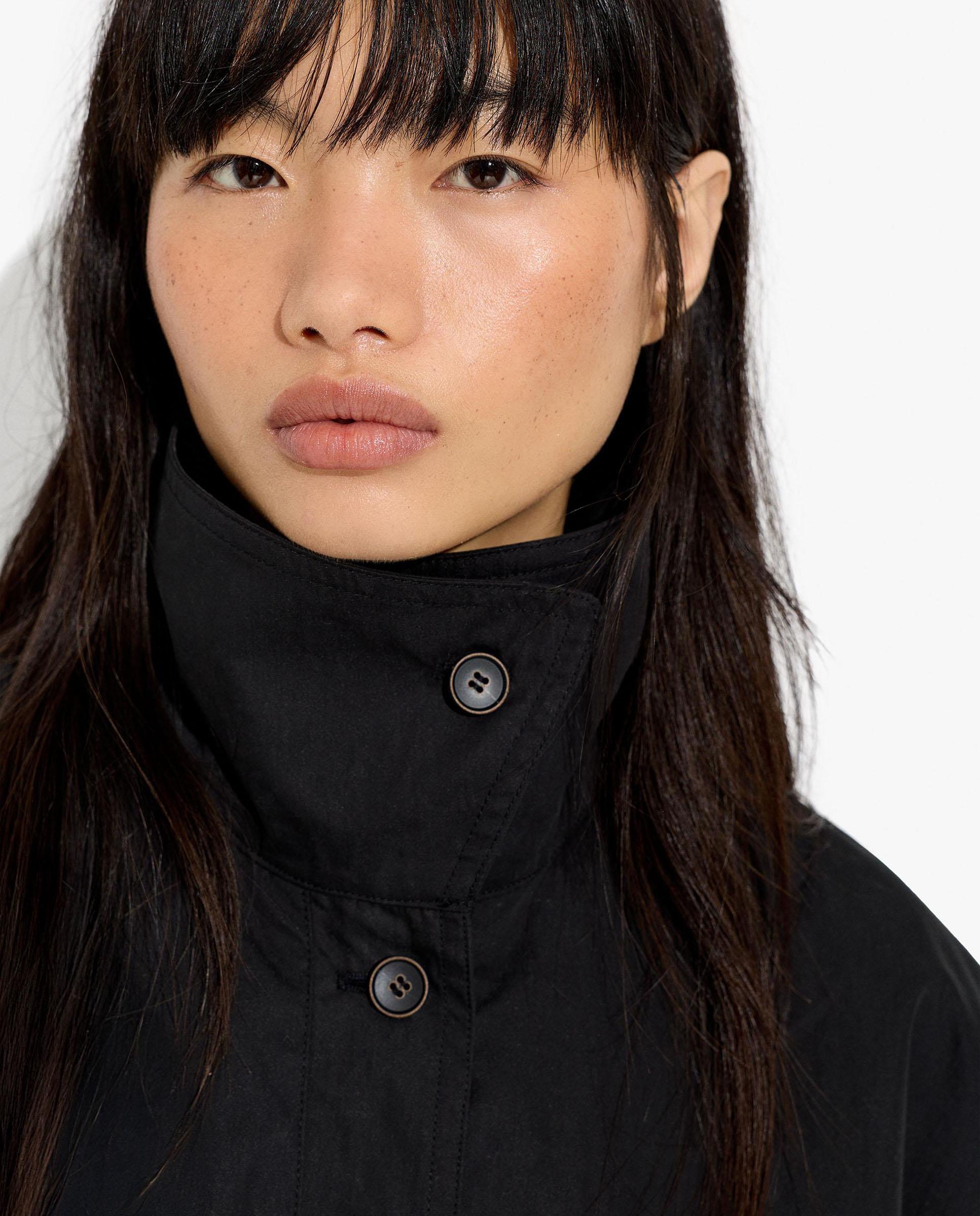 Chaleco de mujer con cuello alto en liso - Parfois - Negro Negro-6