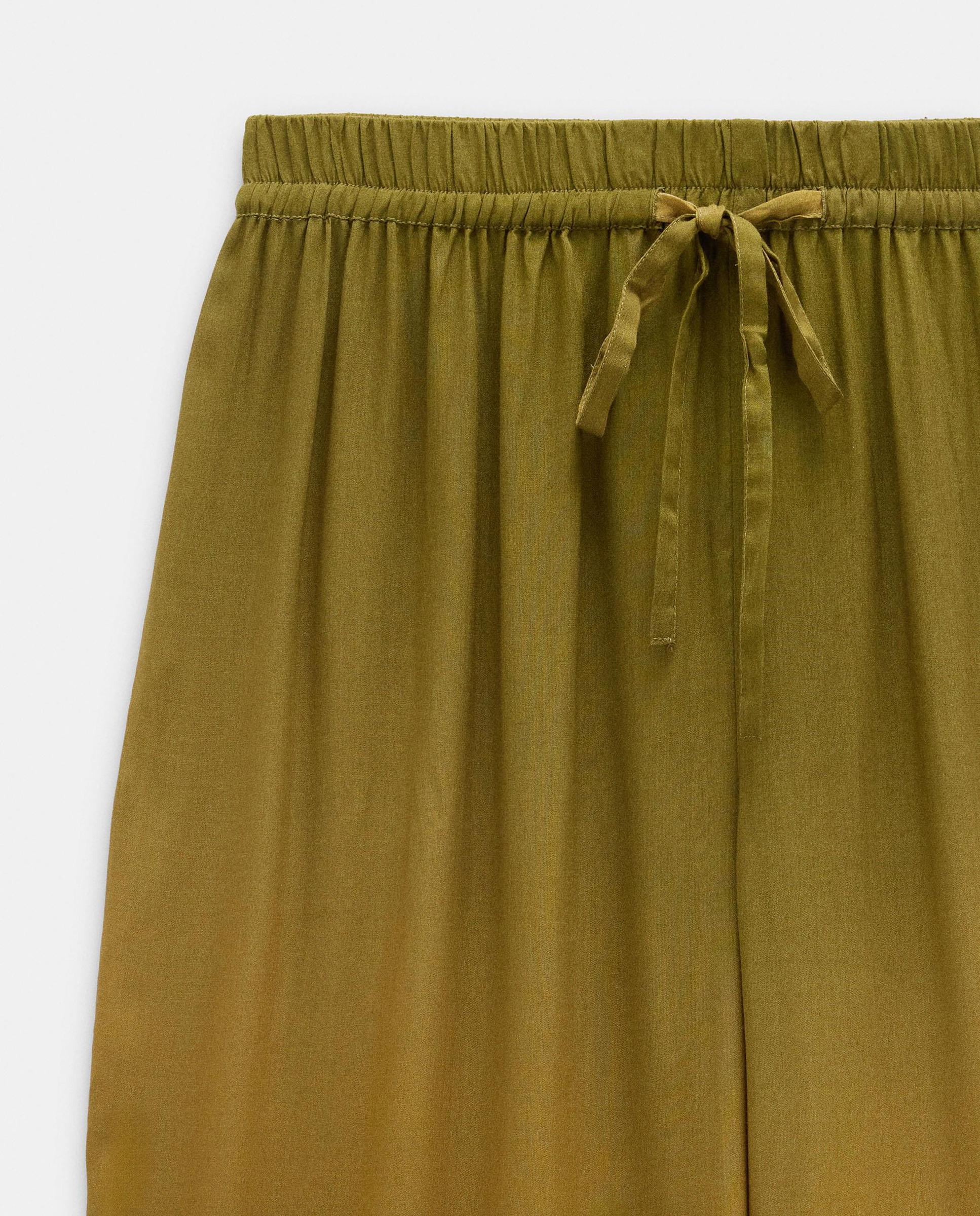 Pantalones anchos de mujer con cordón ajustable y estampados - Parfois - Multicolor Multicolor-5