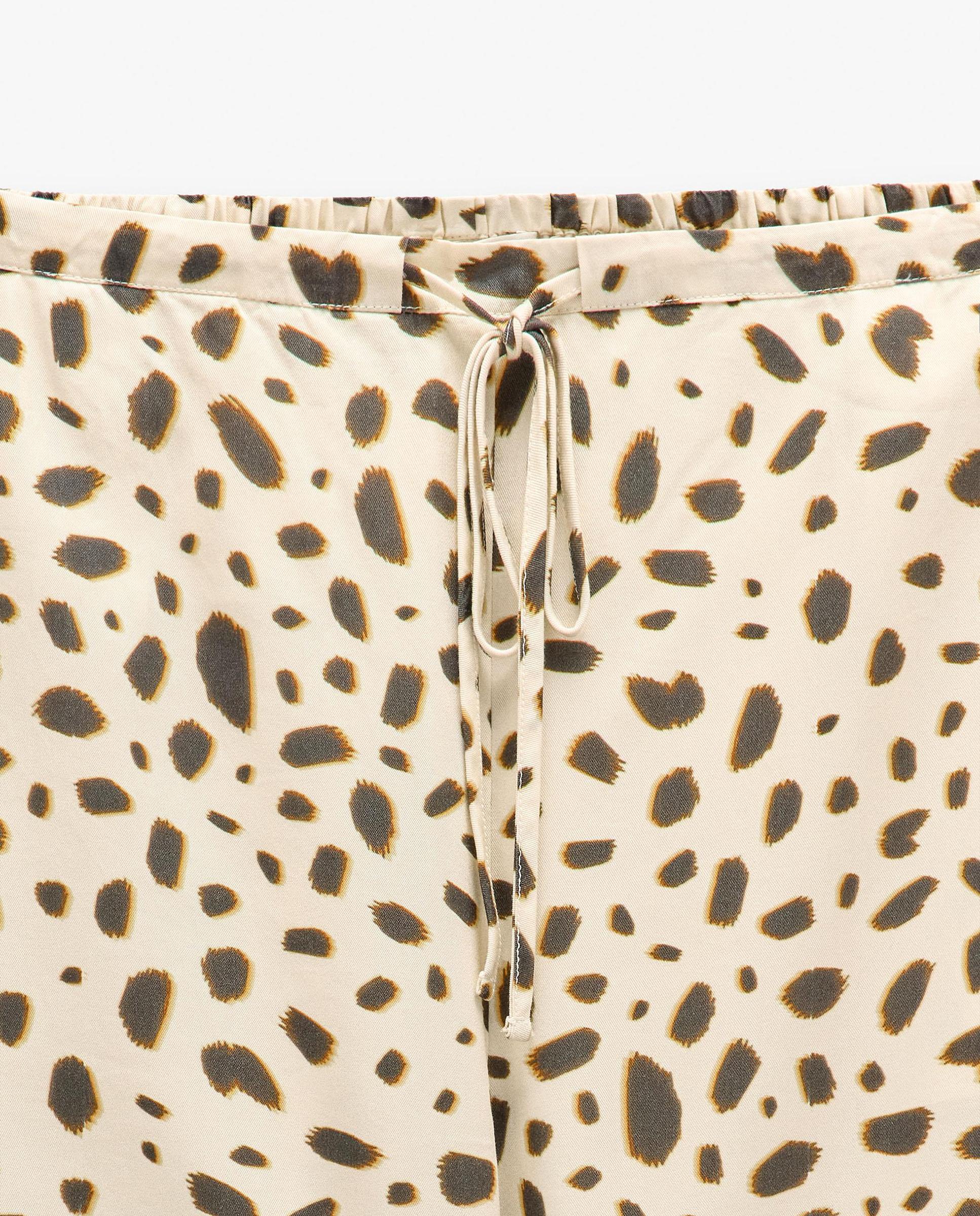 Pantalones anchos de mujer con cintura elástica en liso - Parfois - Multicolor Multicolor-5