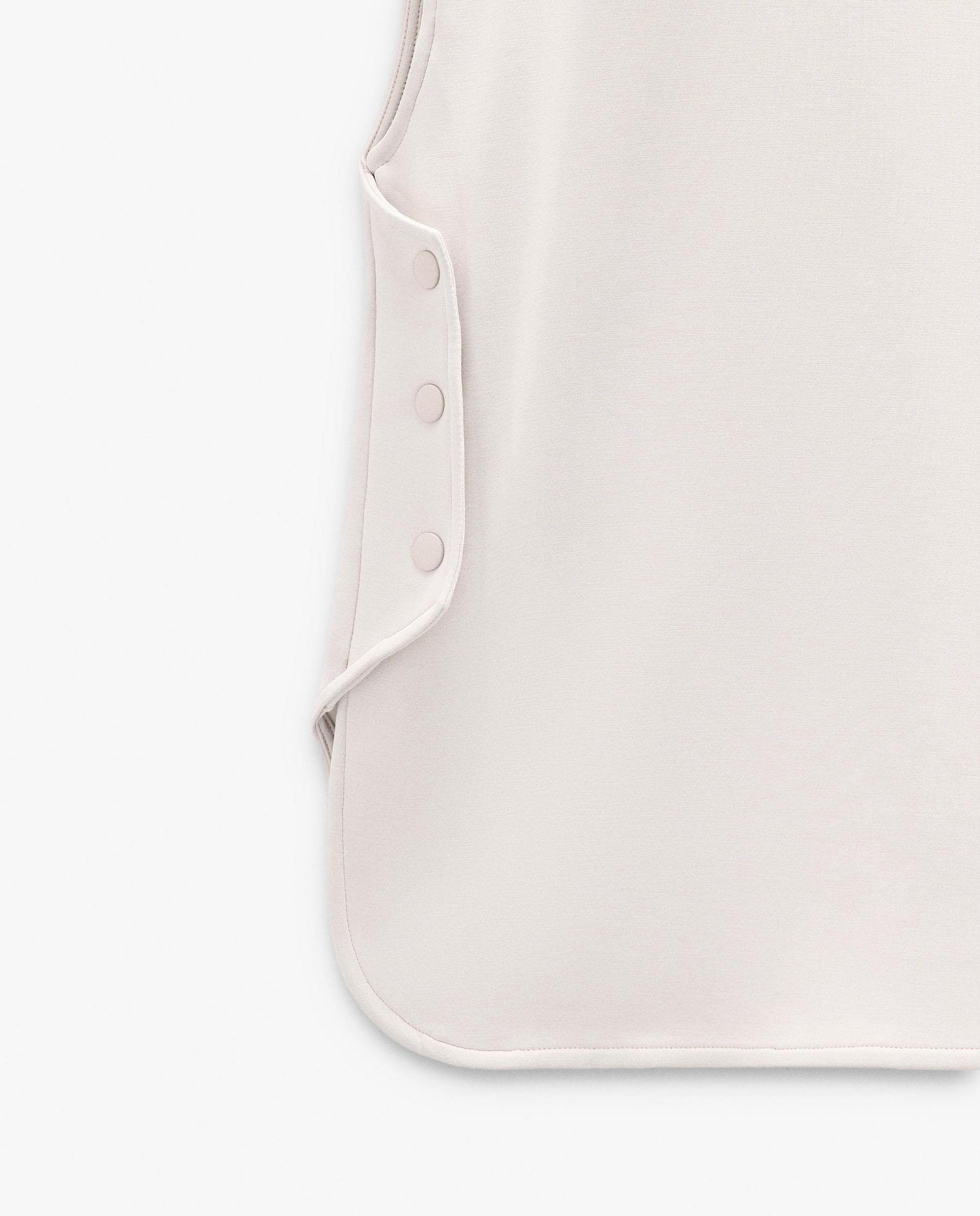 Sudadera de mujer estilo oversize con capucha en liso - Parfois - Blanco Blanco-6