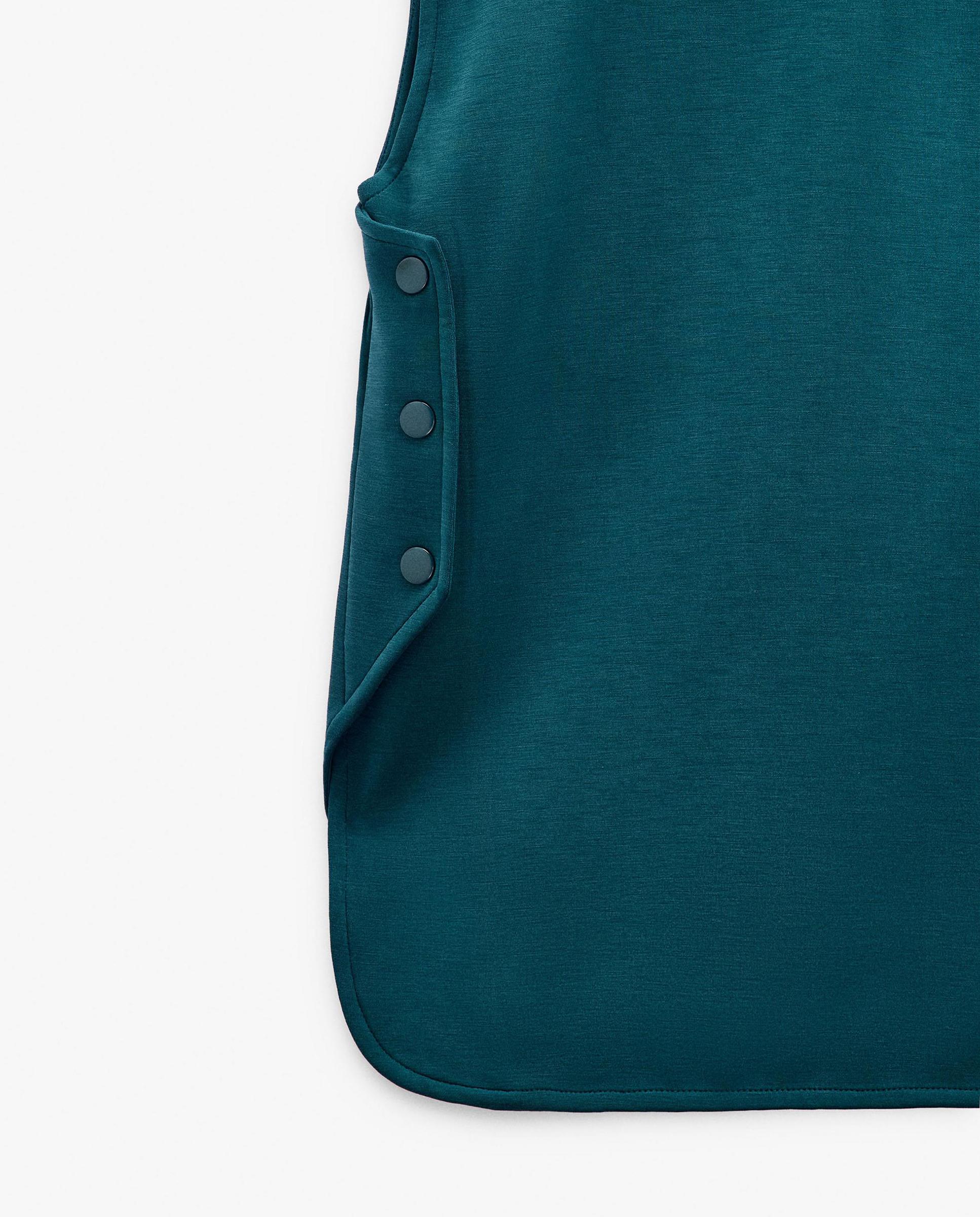 Sudadera de mujer estilo oversize con capucha en liso - Parfois - Azul Azul-6
