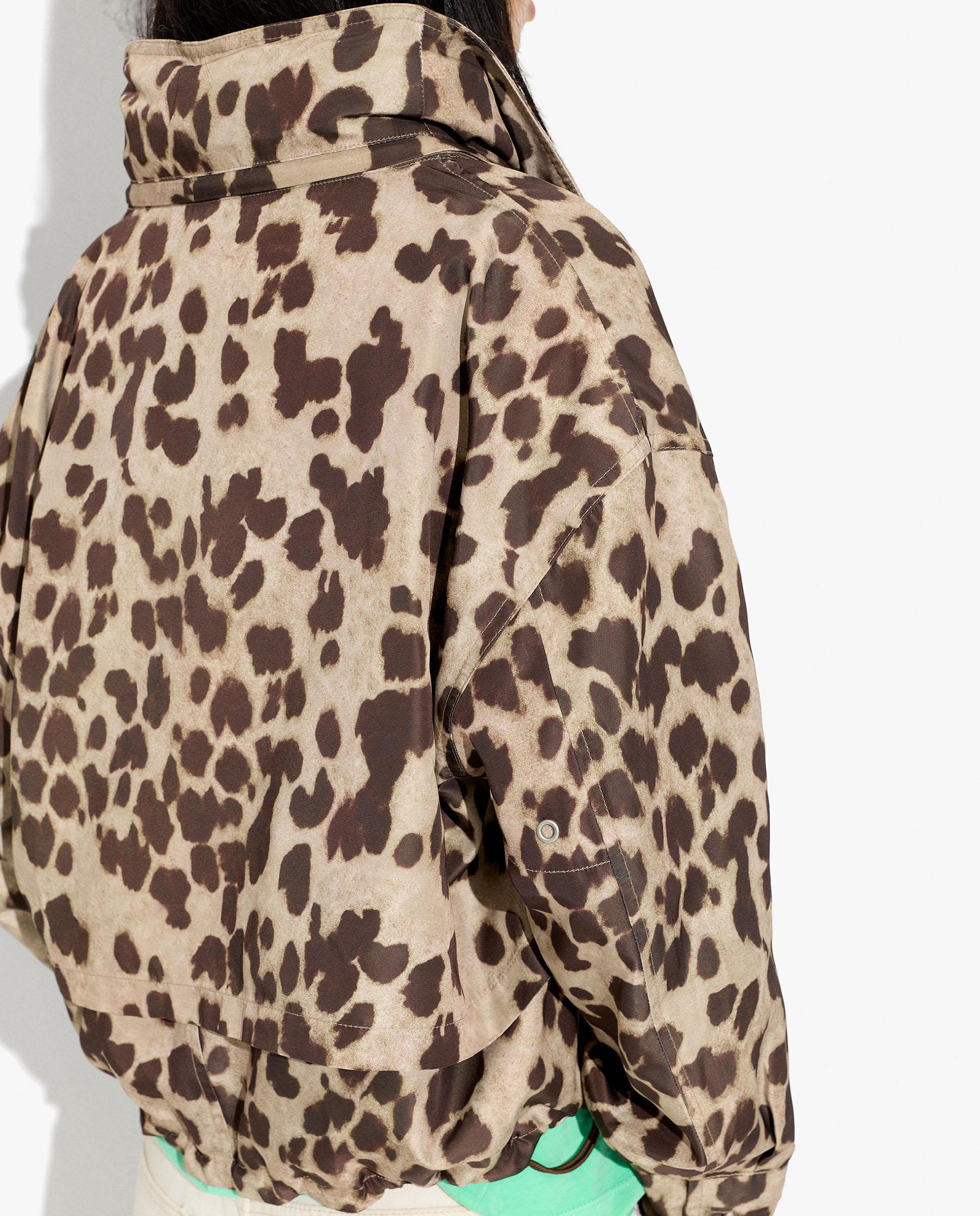 Chubasquero de mujer con botones y estampado animal print - Parfois - Multicolor Multicolor-4
