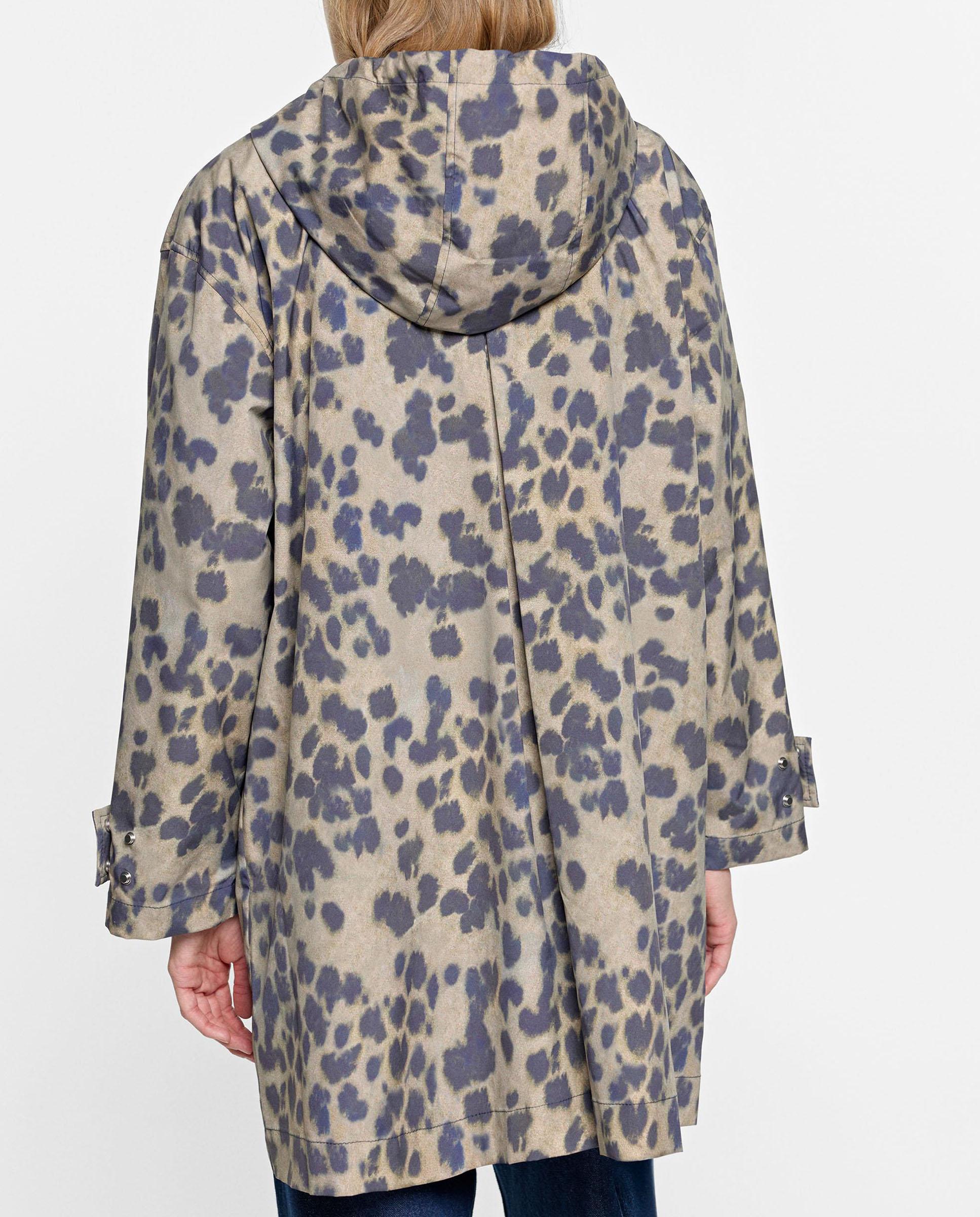 Parka de mujer con capucha y estampado animal print - Parfois - Multicolor Multicolor-4