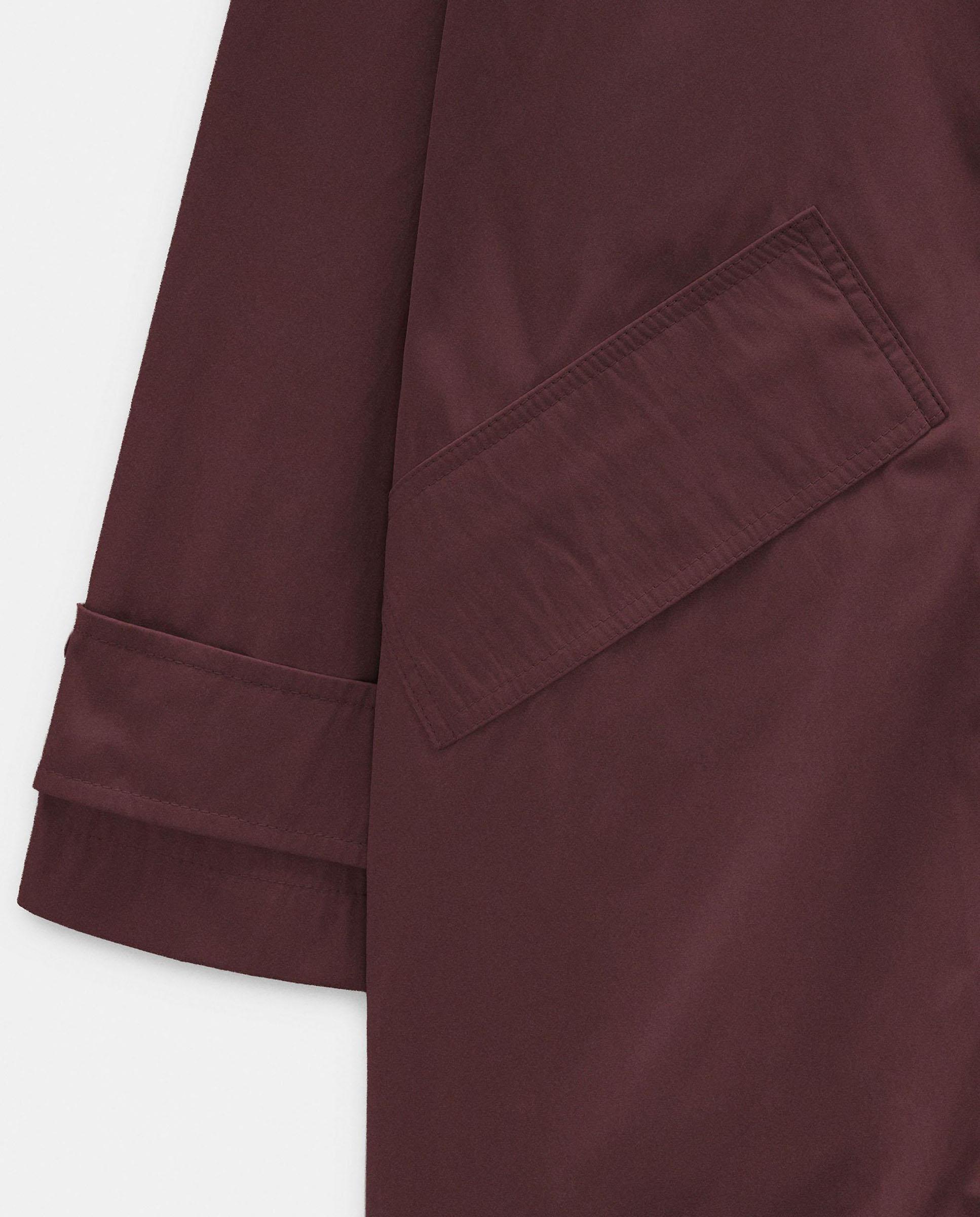 Parka de mujer con capucha en liso - Parfois - Marrón oscuro Marrón oscuro-6