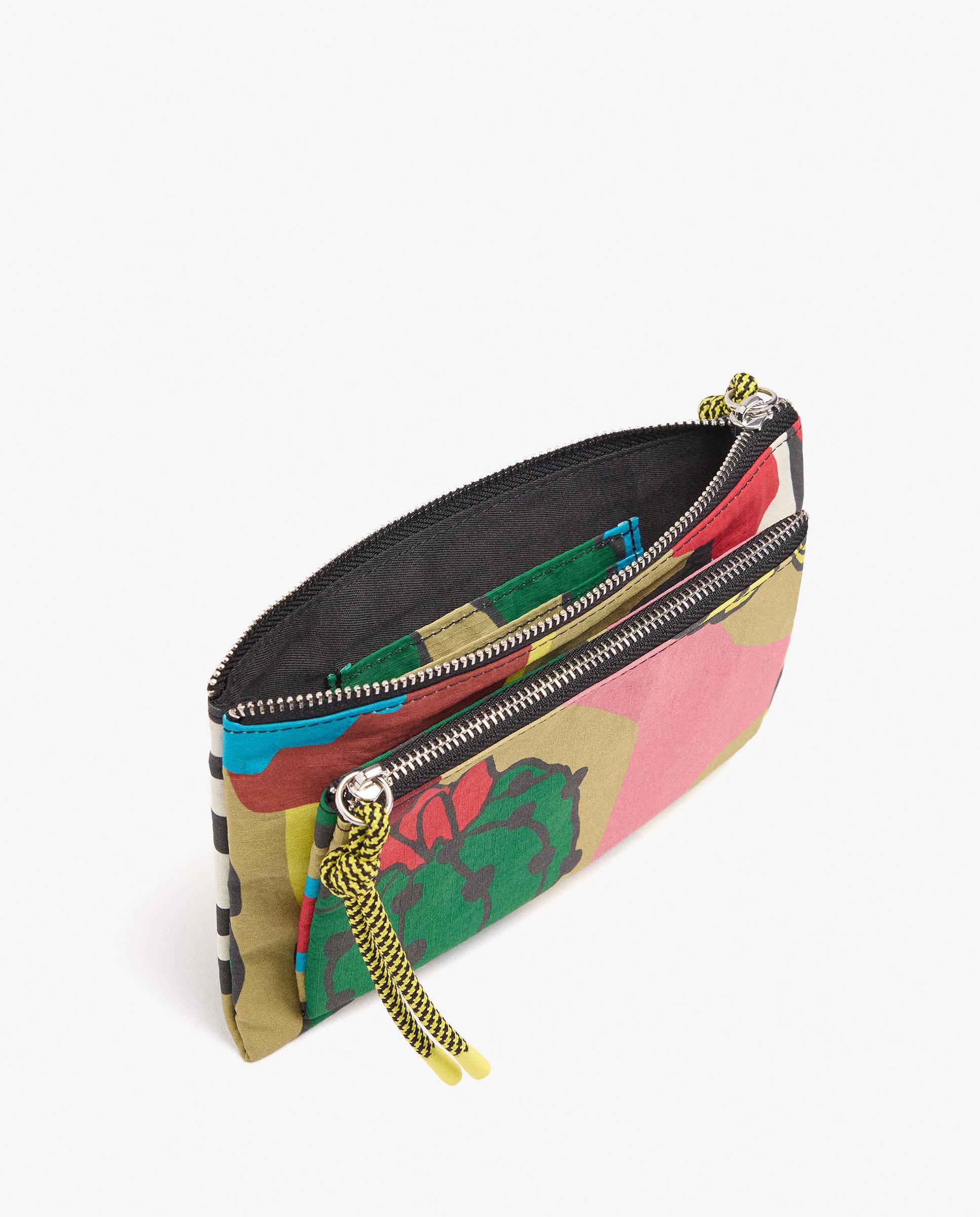 Neceser con varios compartimentos y estampados - Parfois - Multicolor Multicolor-4
