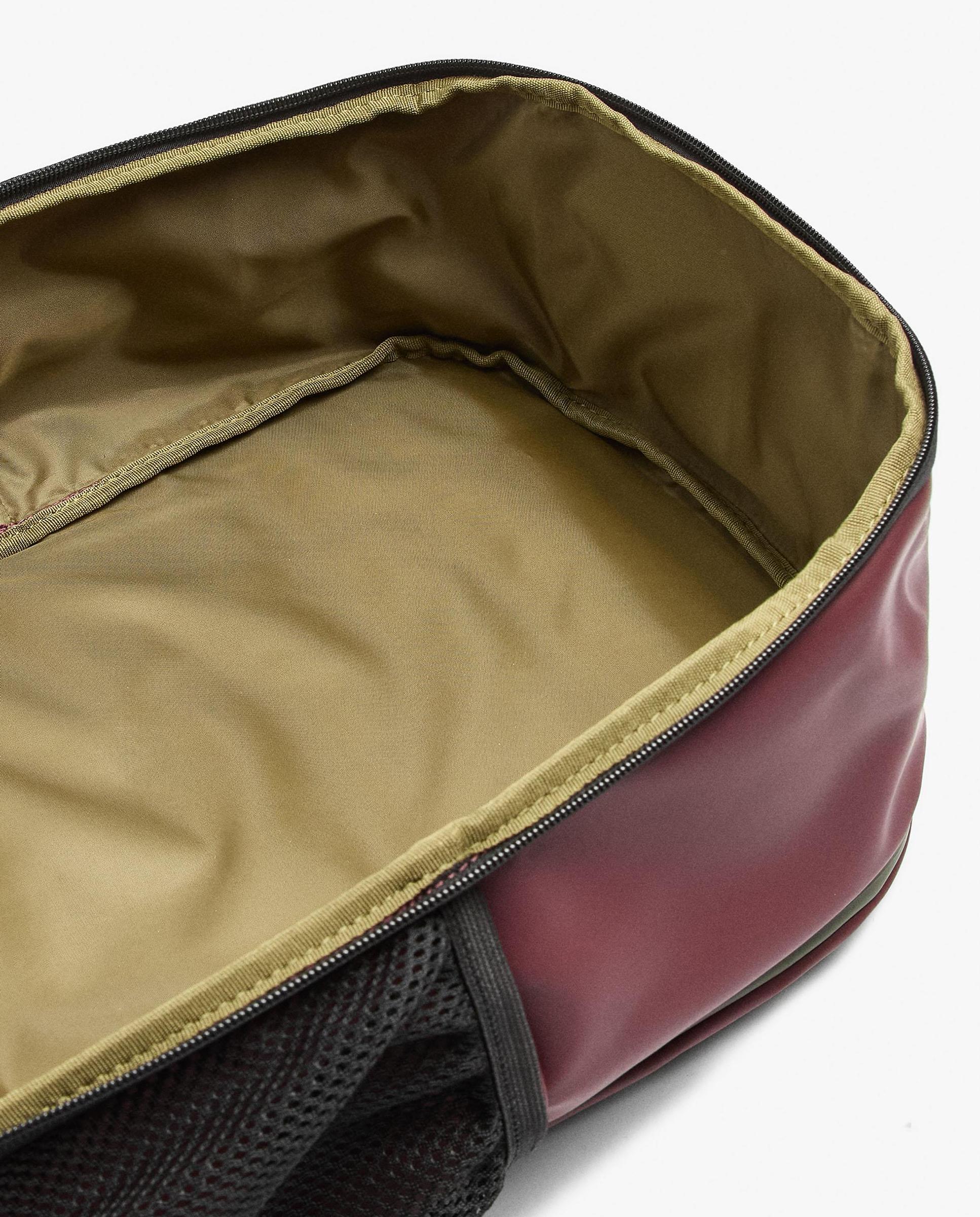 Mochila de mujer con varios compartimentos y cierre de cremallera en liso - Parfois - Burdeos Burdeos-7