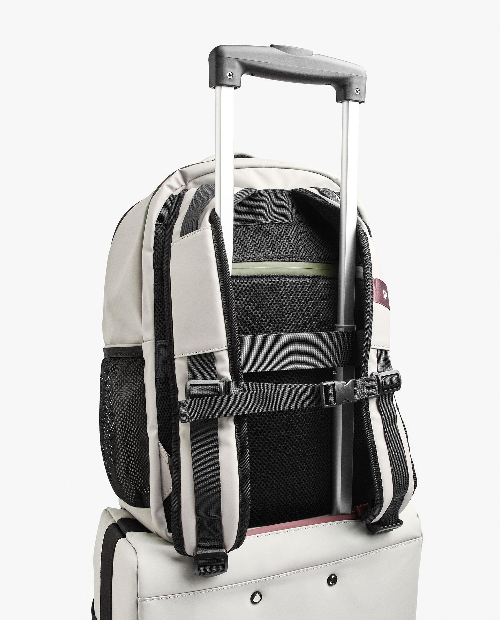 Mochila de mujer con varios compartimentos y cierre de cremallera en liso - Parfois - Gris claro Gris claro-5