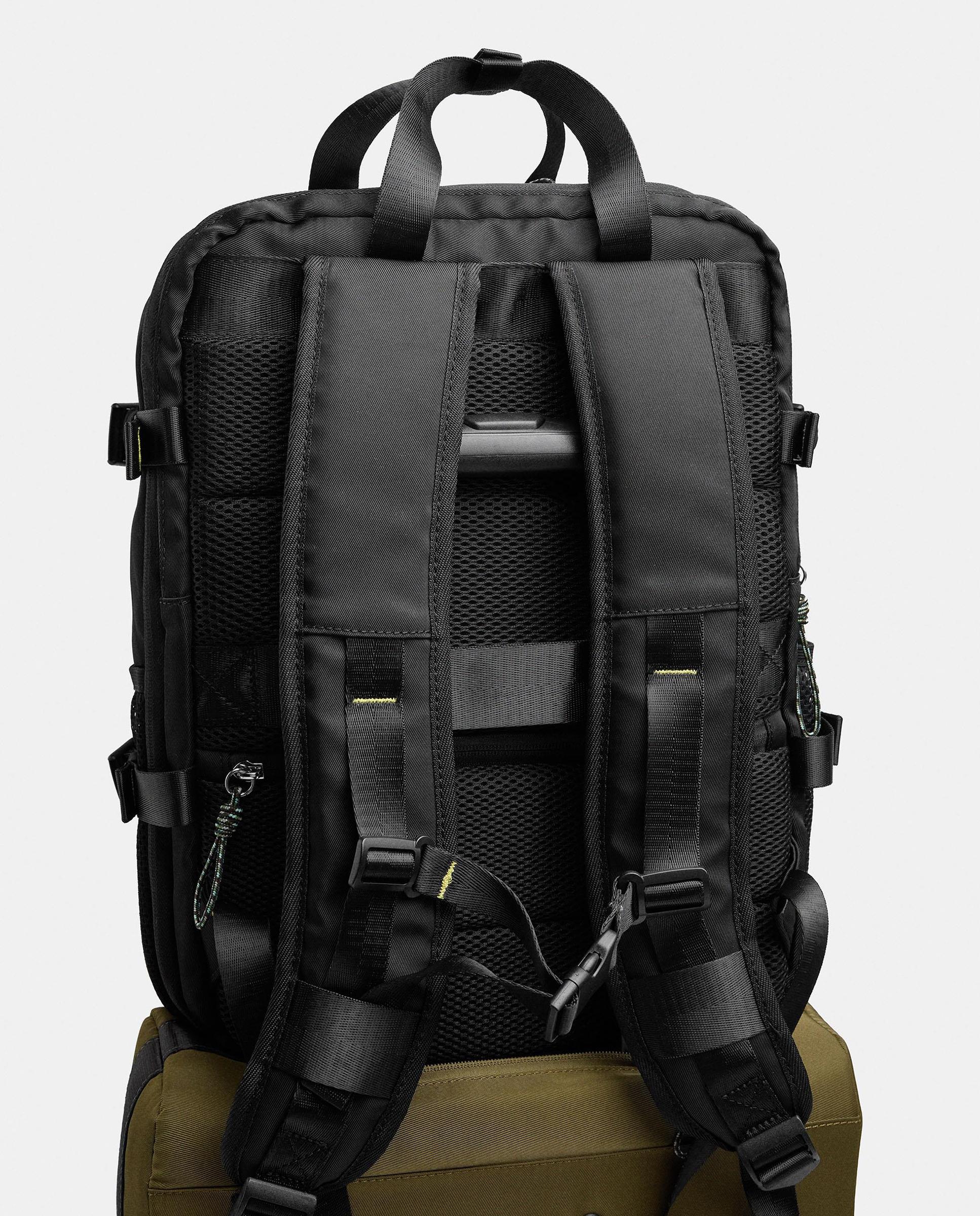 Mochila de mujer con varios compartimentos y cierre de cremallera en liso - Parfois - Negro Negro-5