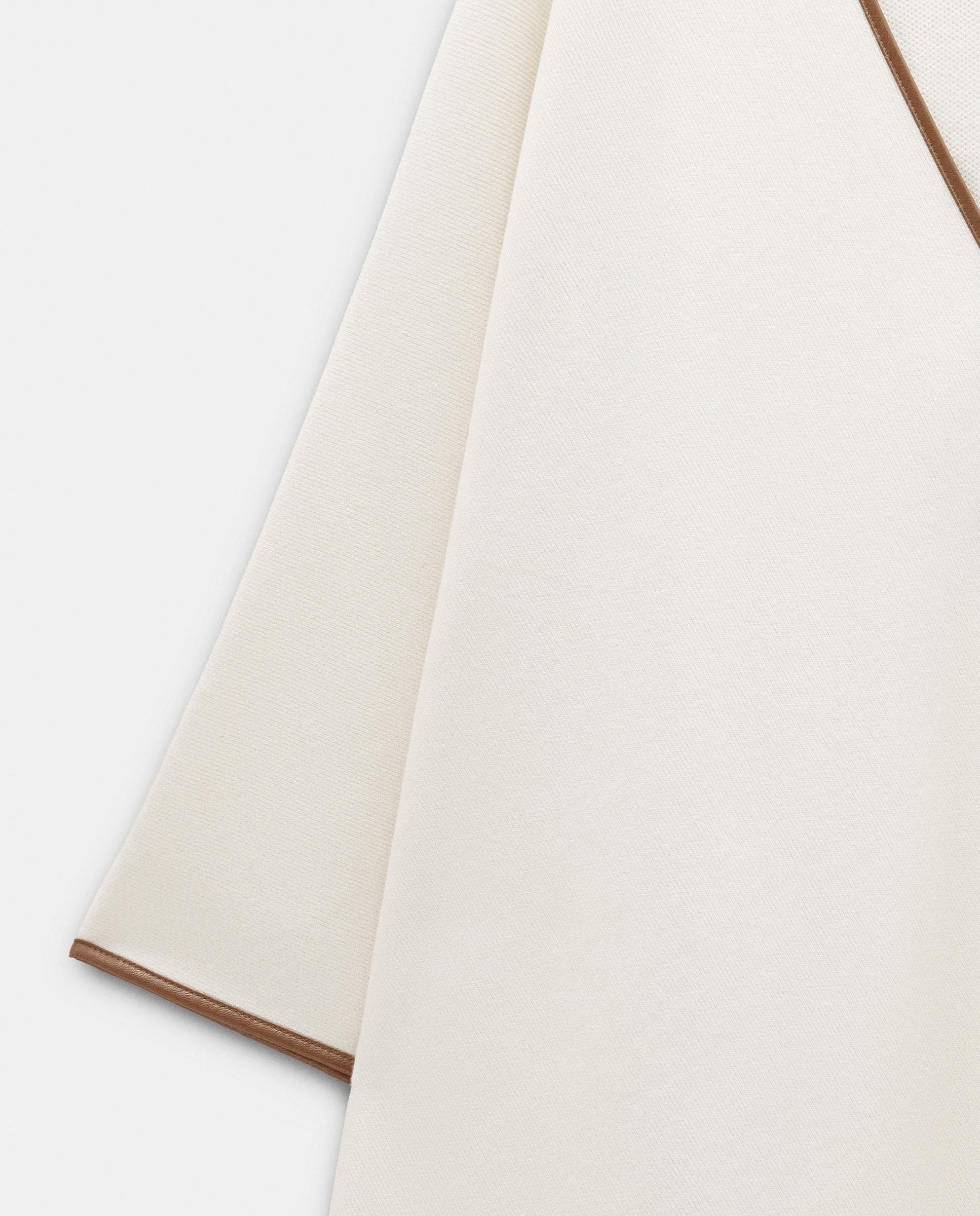 Poncho de mujer de punto en liso - Parfois - Crudo Crudo-5