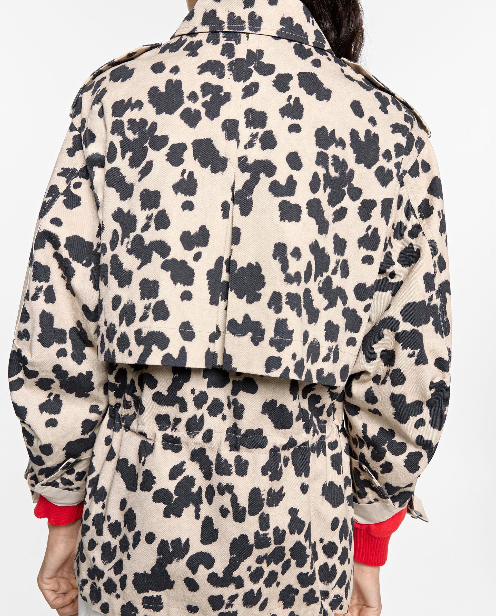 Chaqueta de mujer 100% algodón con estampado animal print - Parfois - Multicolor Multicolor-4