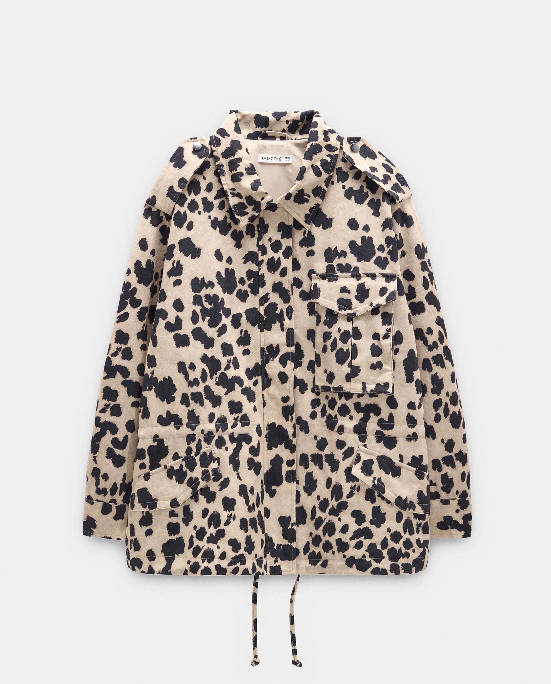Chaqueta de mujer 100% algodón con estampado animal print - Parfois - Multicolor Multicolor-7