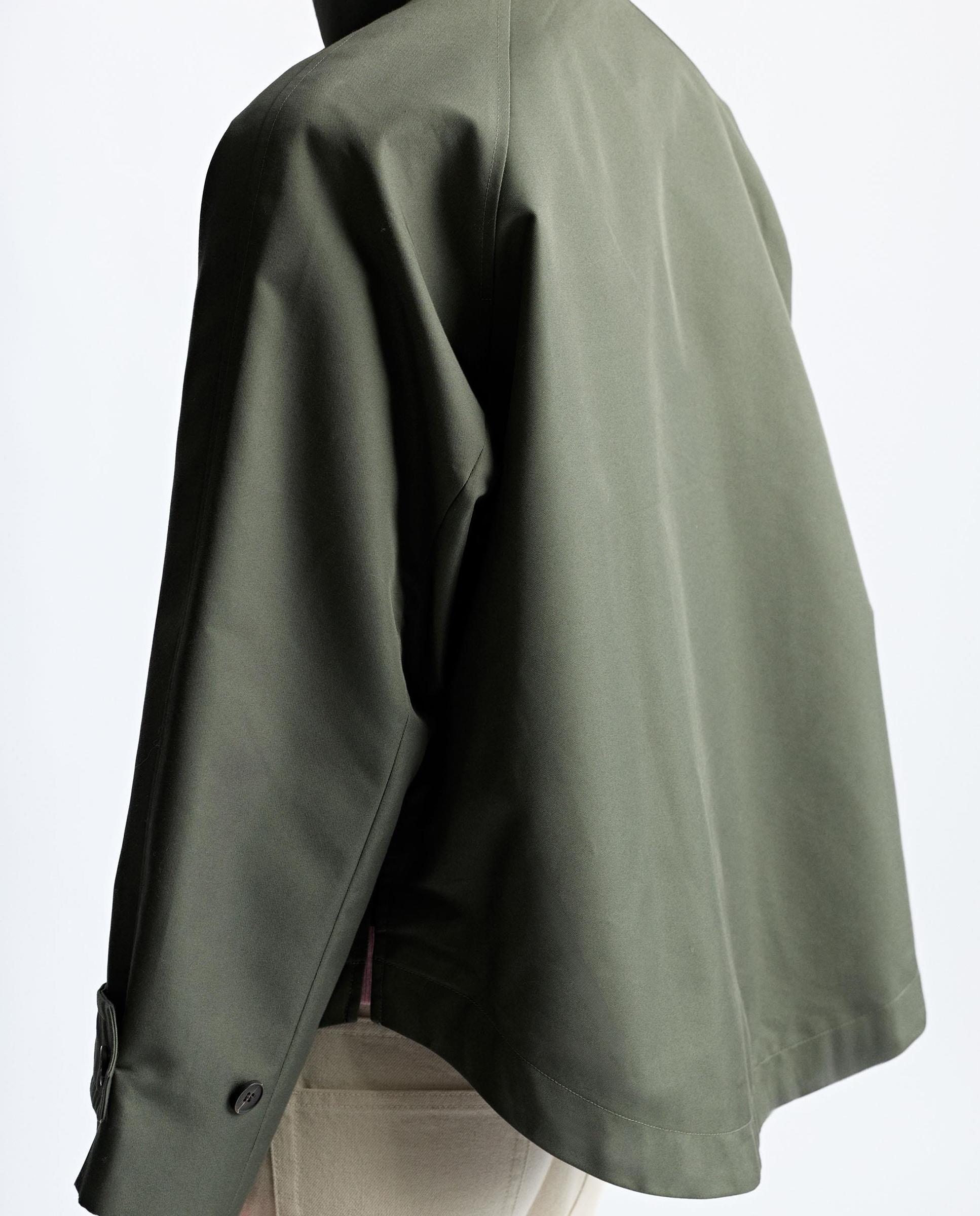 Imagen 5 de Chaqueta de mujer con cierre de botones en liso - Parfois - Verde Verde