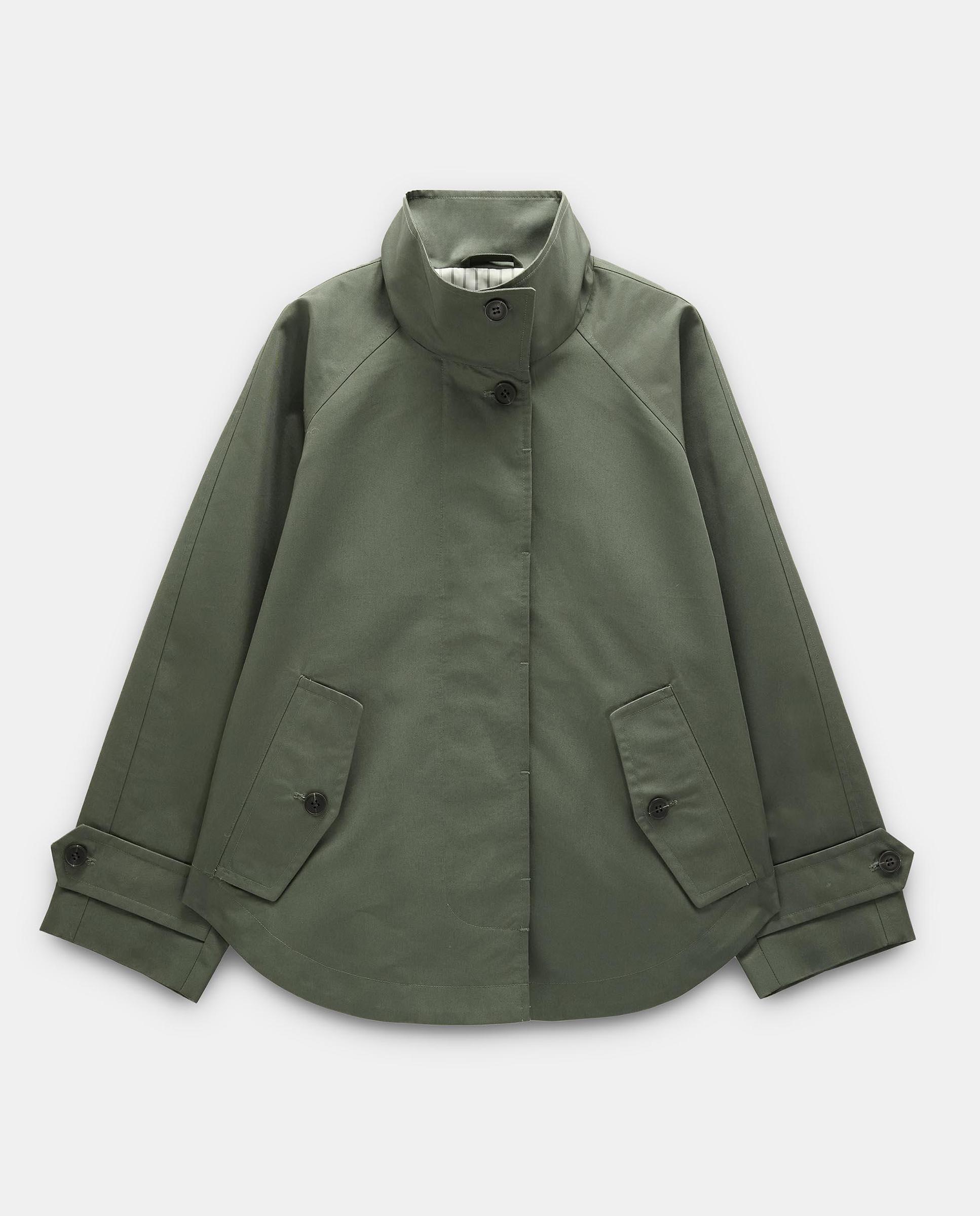 Imagen 7 de Chaqueta de mujer con cierre de botones en liso - Parfois - Verde Verde