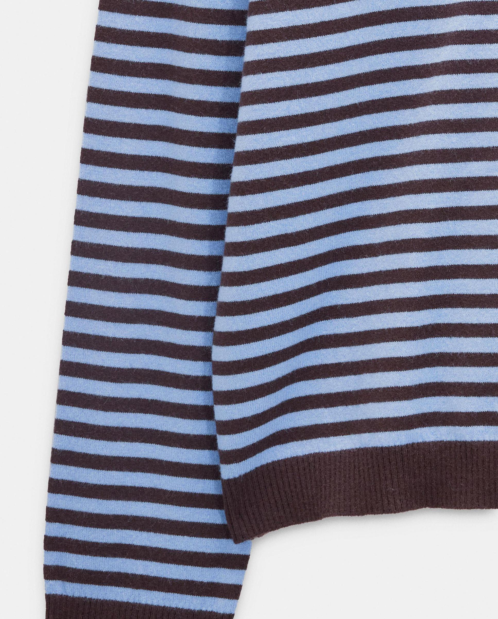 Jersey de mujer de manga larga con estampado de rayas - Parfois - Azul Azul-5