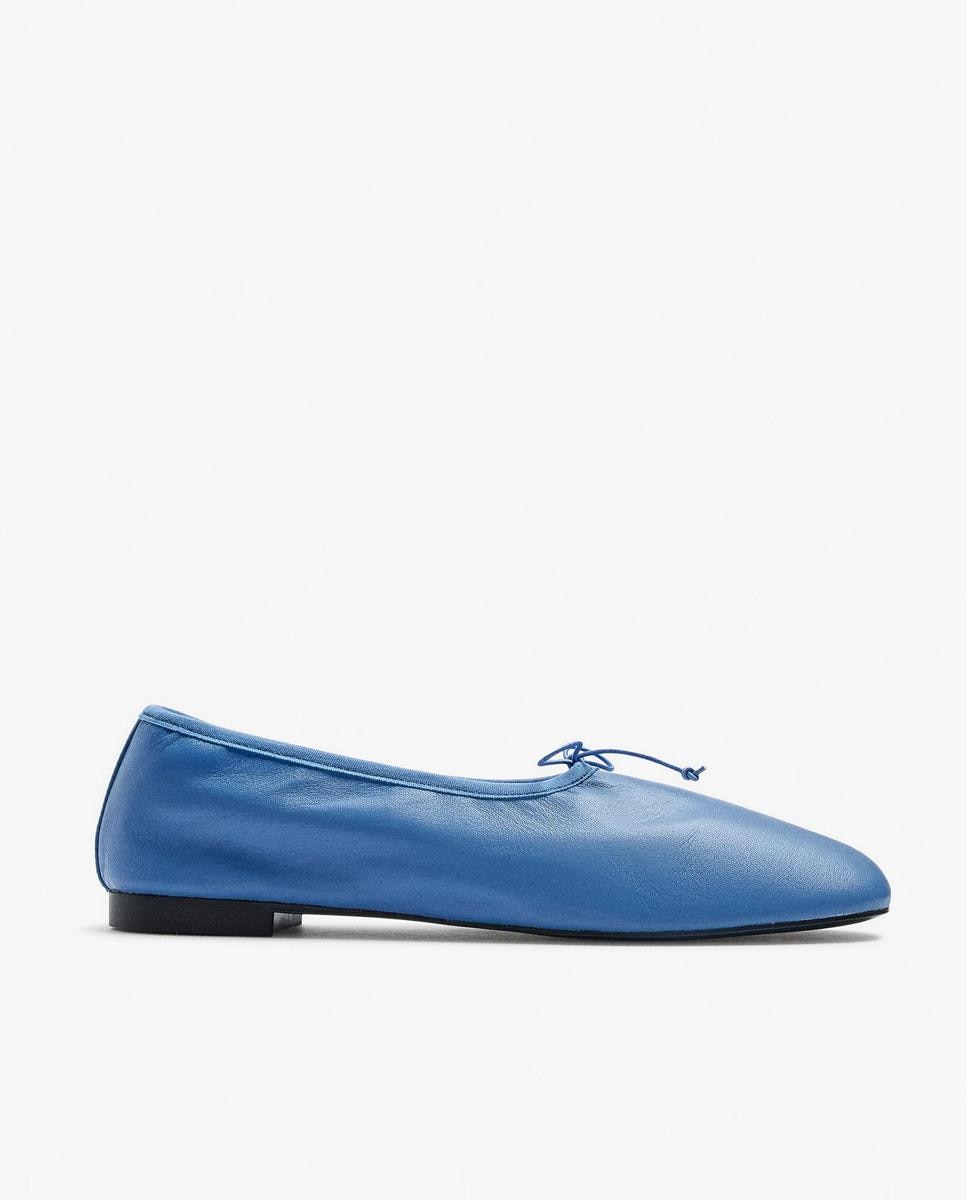 Parfois - Bailarinas planas de mujer 100% piel en liso.