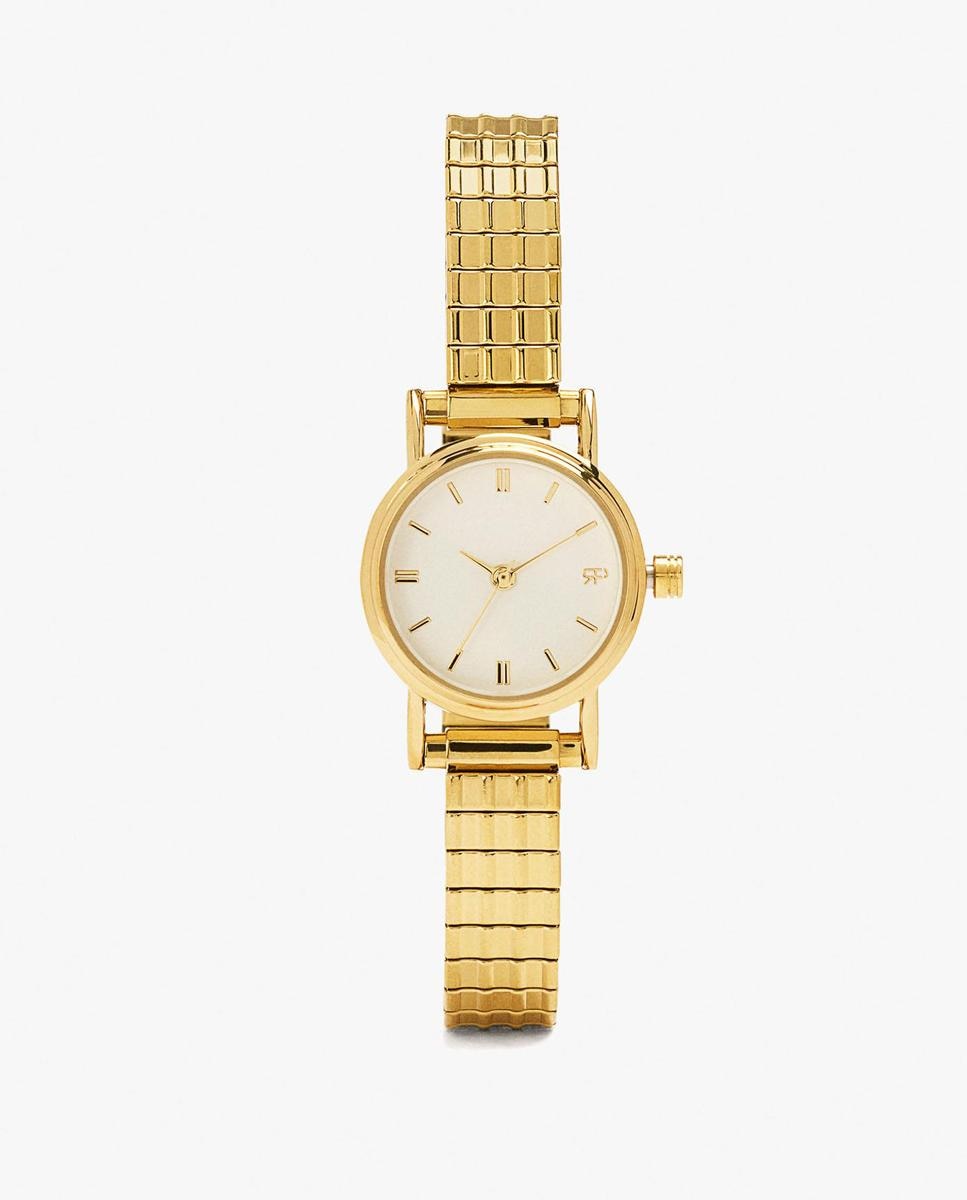 Reloj de mujer de acero inoxidable en liso - Parfois - Dorado Dorado-1