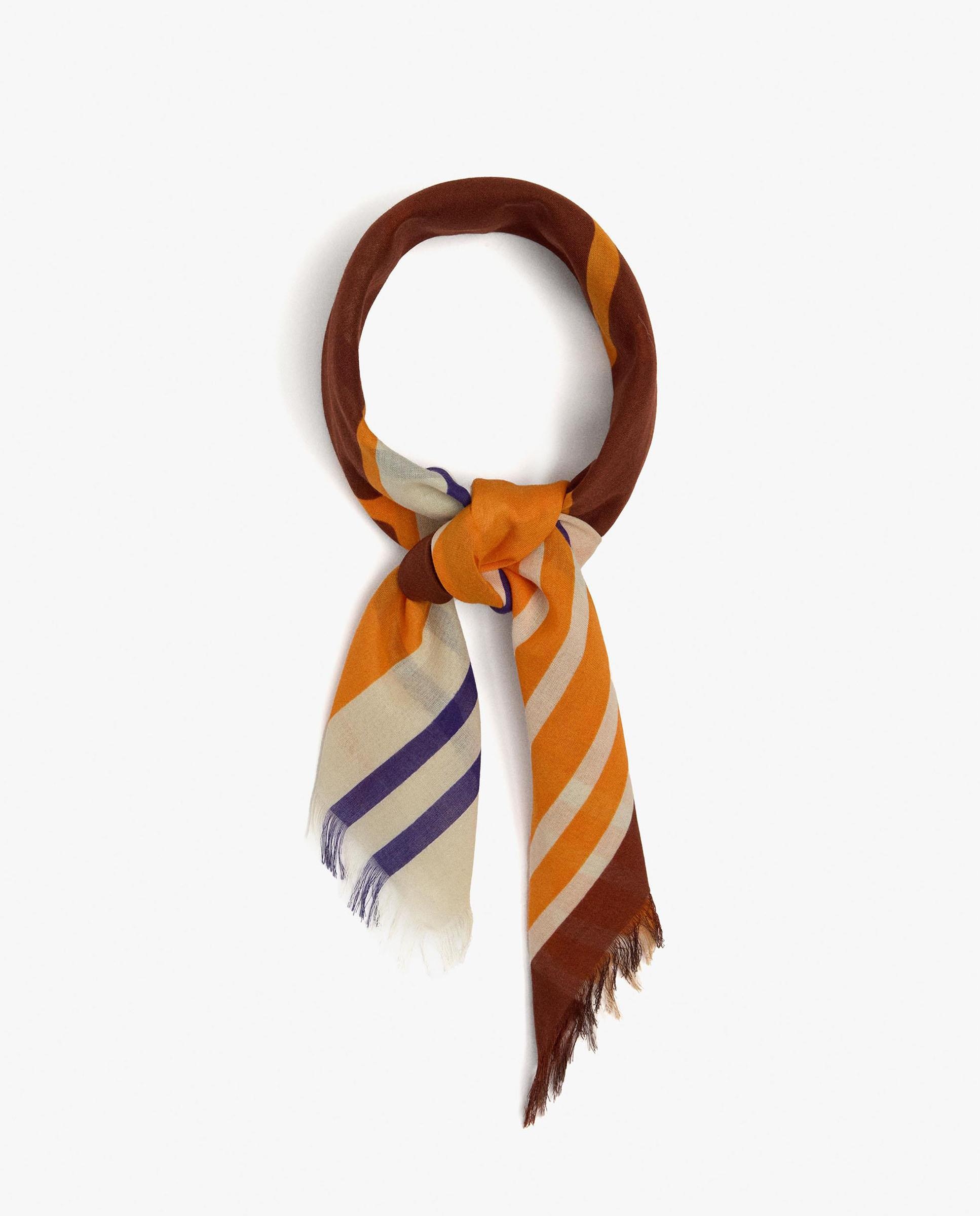 Pañuelo 100% algodón cuadrado con estampados - Parfois - Multicolor Multicolor-2