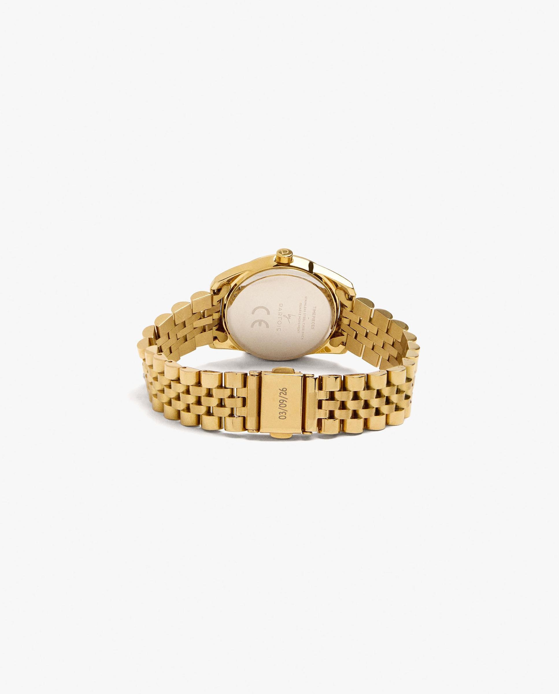 Reloj de mujer de acero inoxidable en liso - Parfois - Dorado Dorado-2