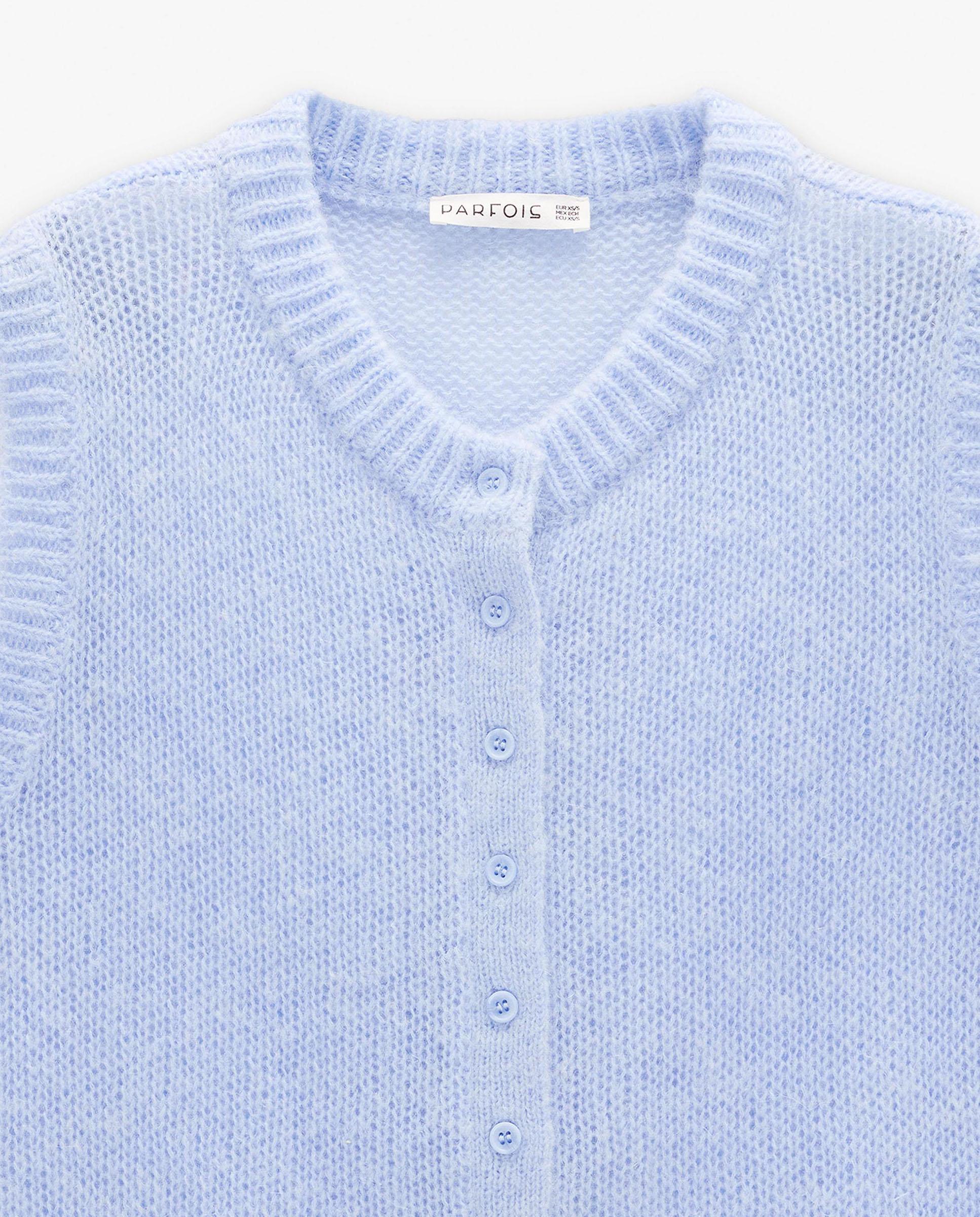 Chaleco de mujer de punto sin mangas - Parfois - Azul claro Azul claro-5