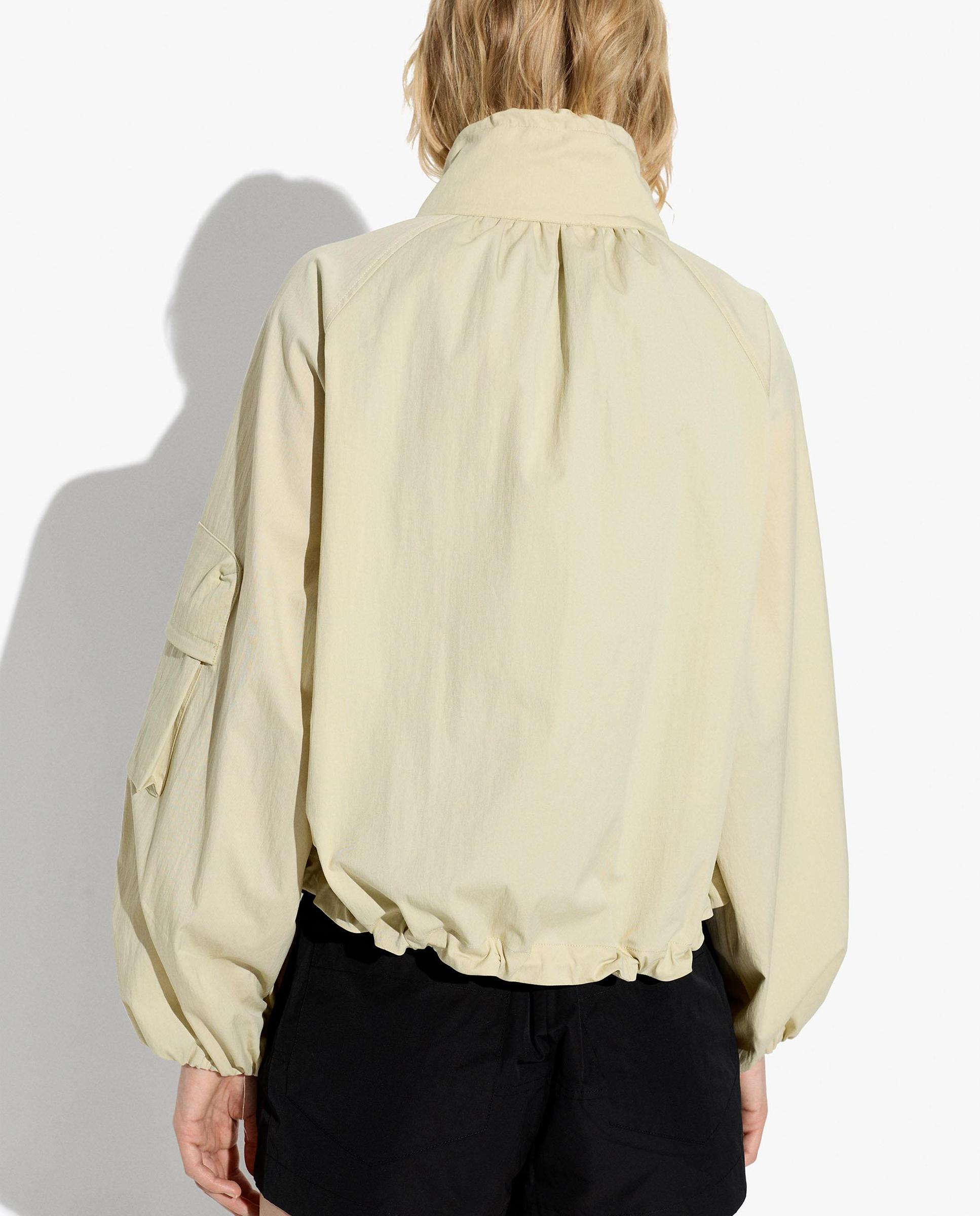 Chaqueta de mujer con capucha y puños elásticos en liso - Parfois - Verde Verde-4