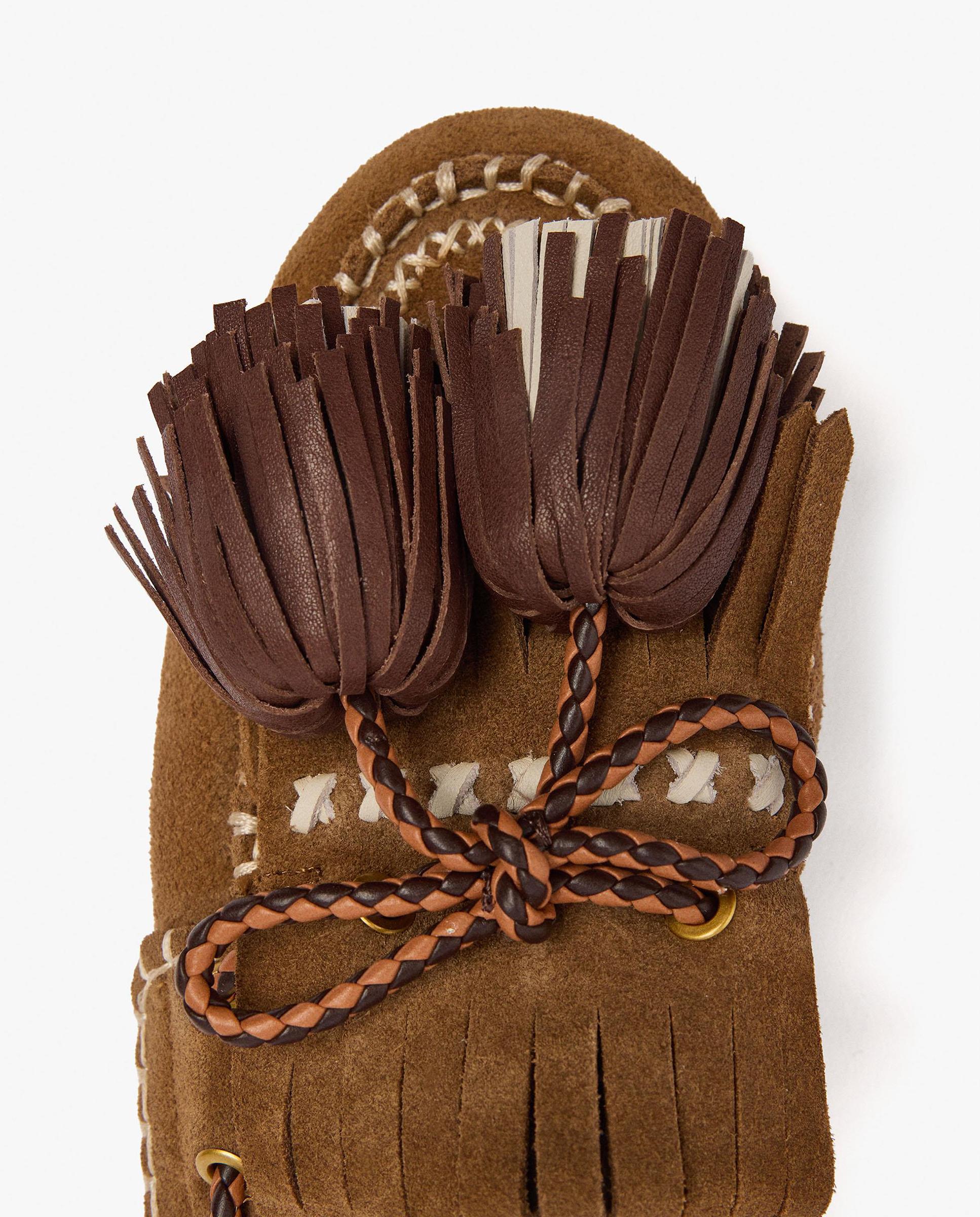 Mocasines planos de mujer 100% piel con borla decorativa - Parfois - Marrón claro Marrón claro-5
