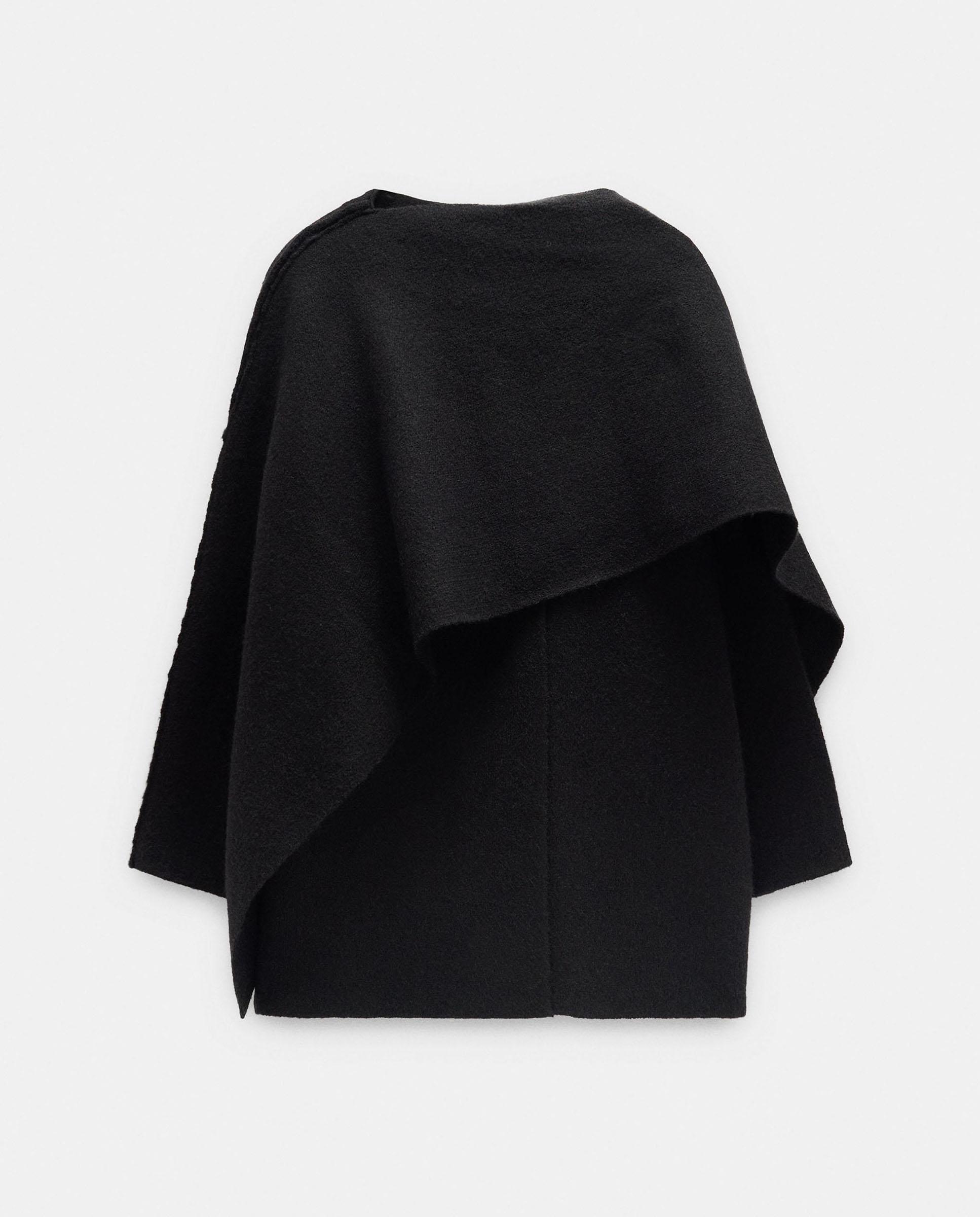 Imagen 7 de Chaqueta de mujer con capa estilo oversize - Parfois - Negro Negro
