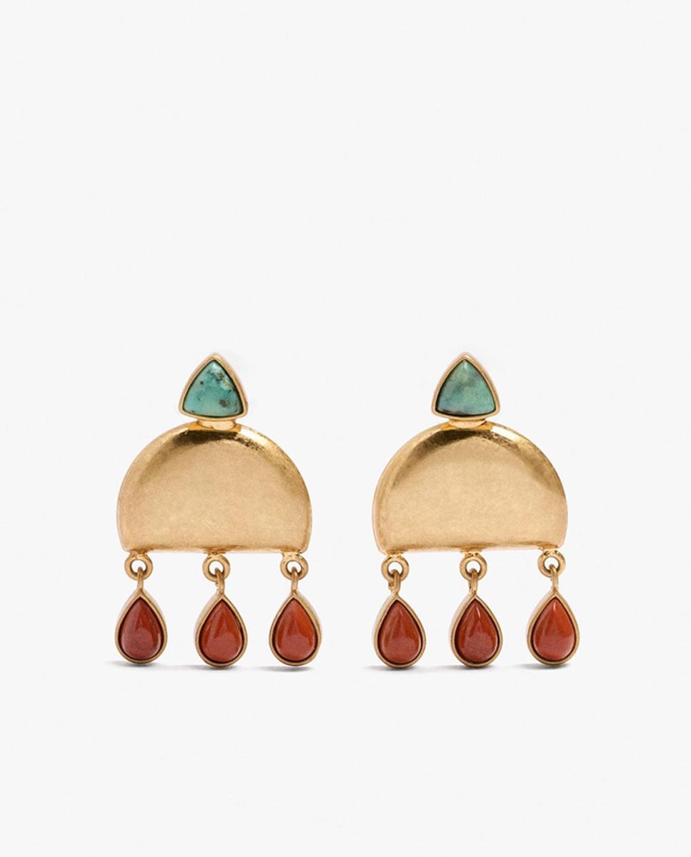 Pendientes con piedras colgantes efecto cascada - Parfois - Multicolor Multicolor-1