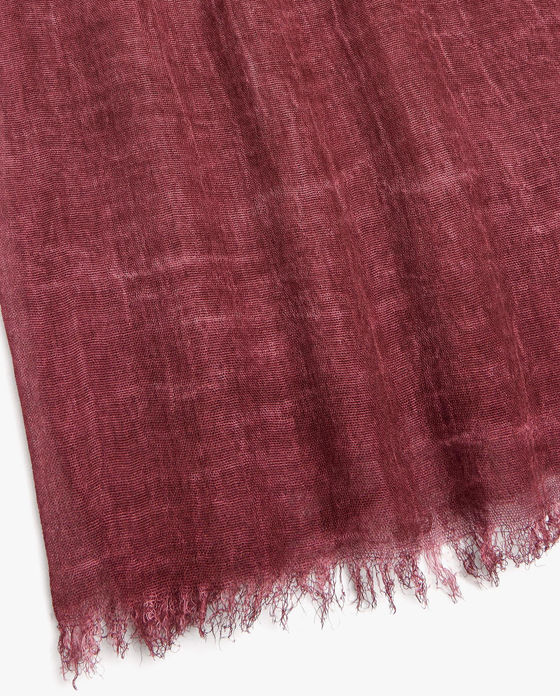 Pañuelo 100% viscosa con pespuntes en liso - Parfois - Teja Teja-2