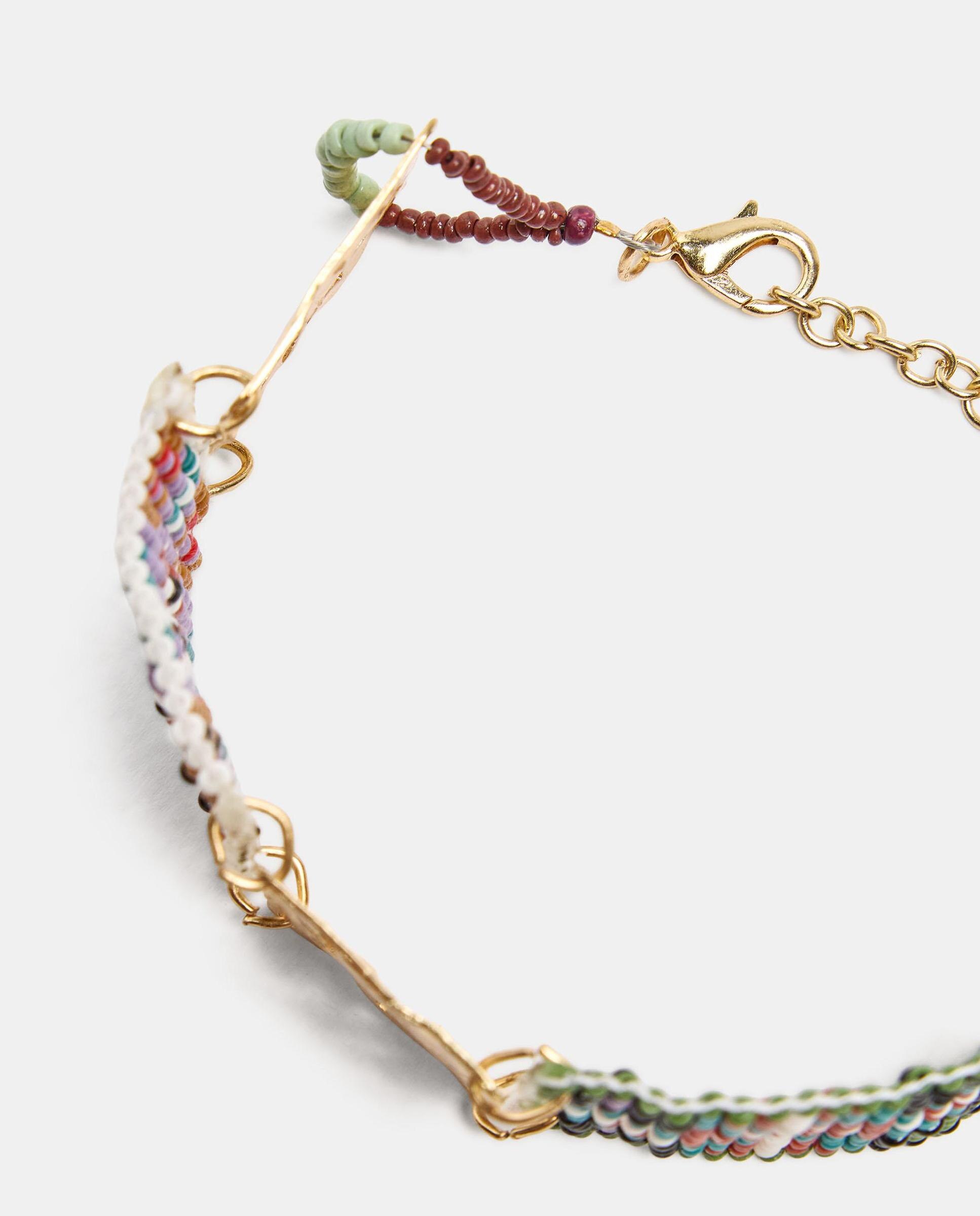 Pulsera grande con cuentas decorativas - Parfois - Multicolor Multicolor-3