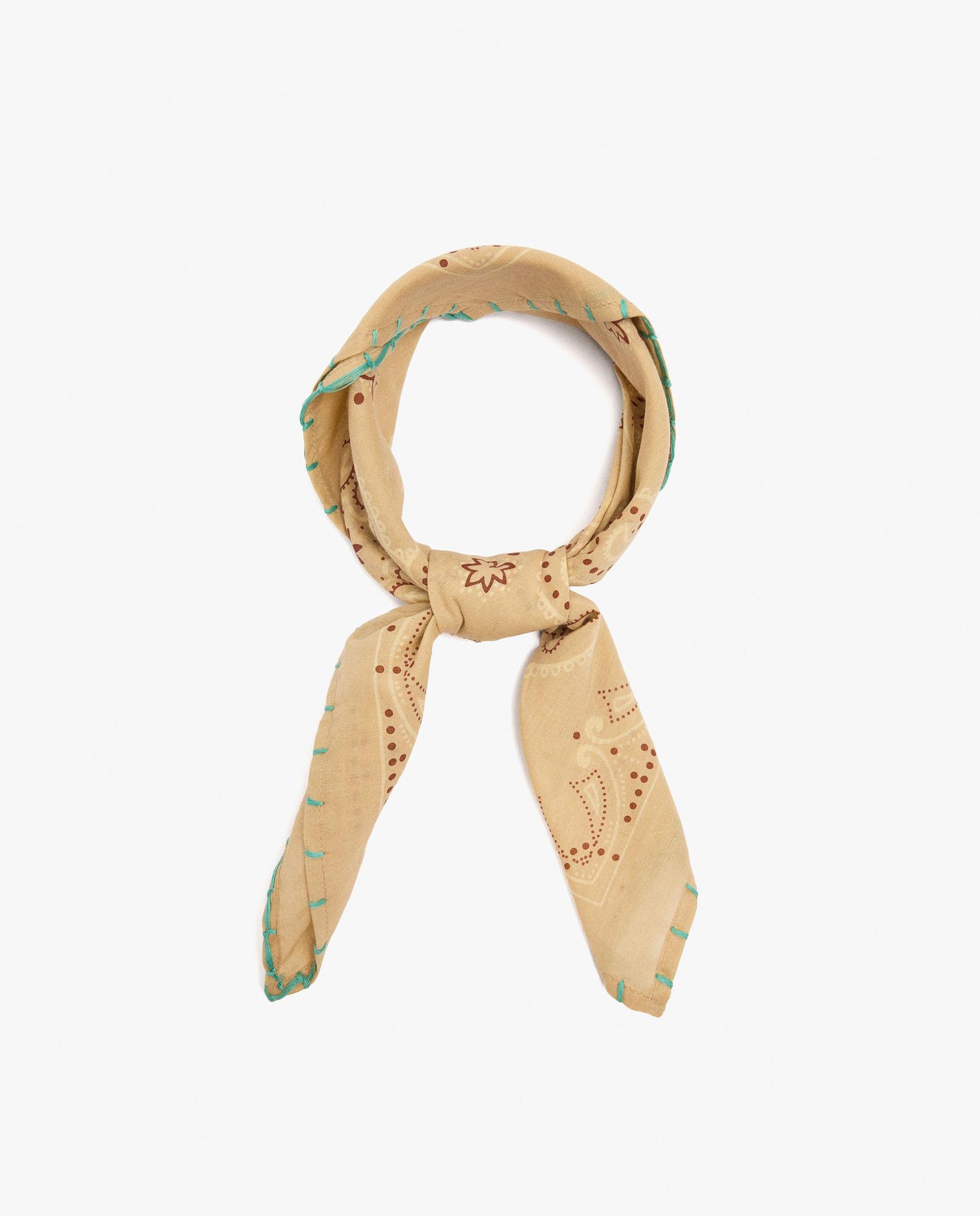 Pañuelo para el pelo con estampado floral - Parfois - Beige Beige-2